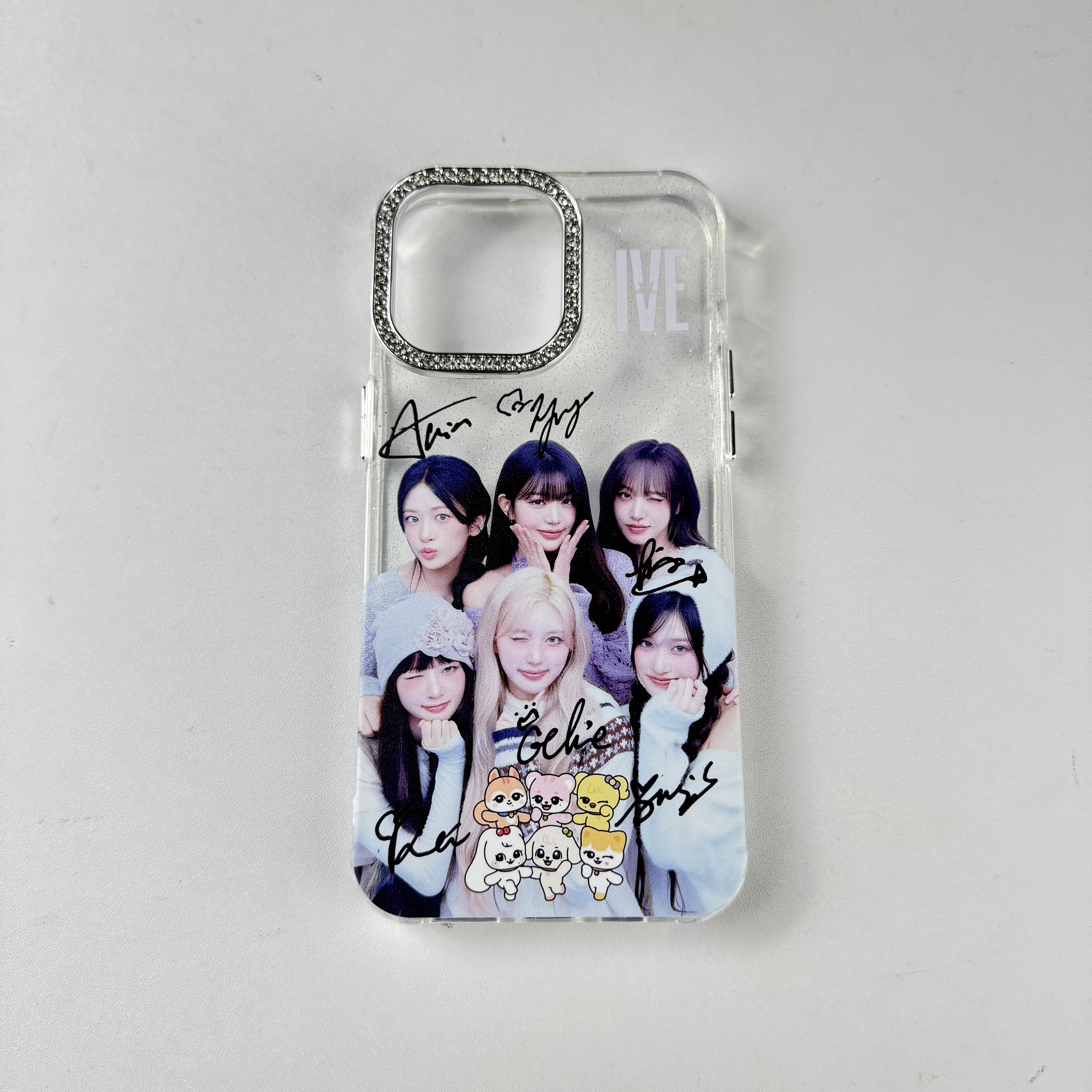 ダイヤモンドレーザーグラデーションスマートフォンケース【IVE/BANG BANG】