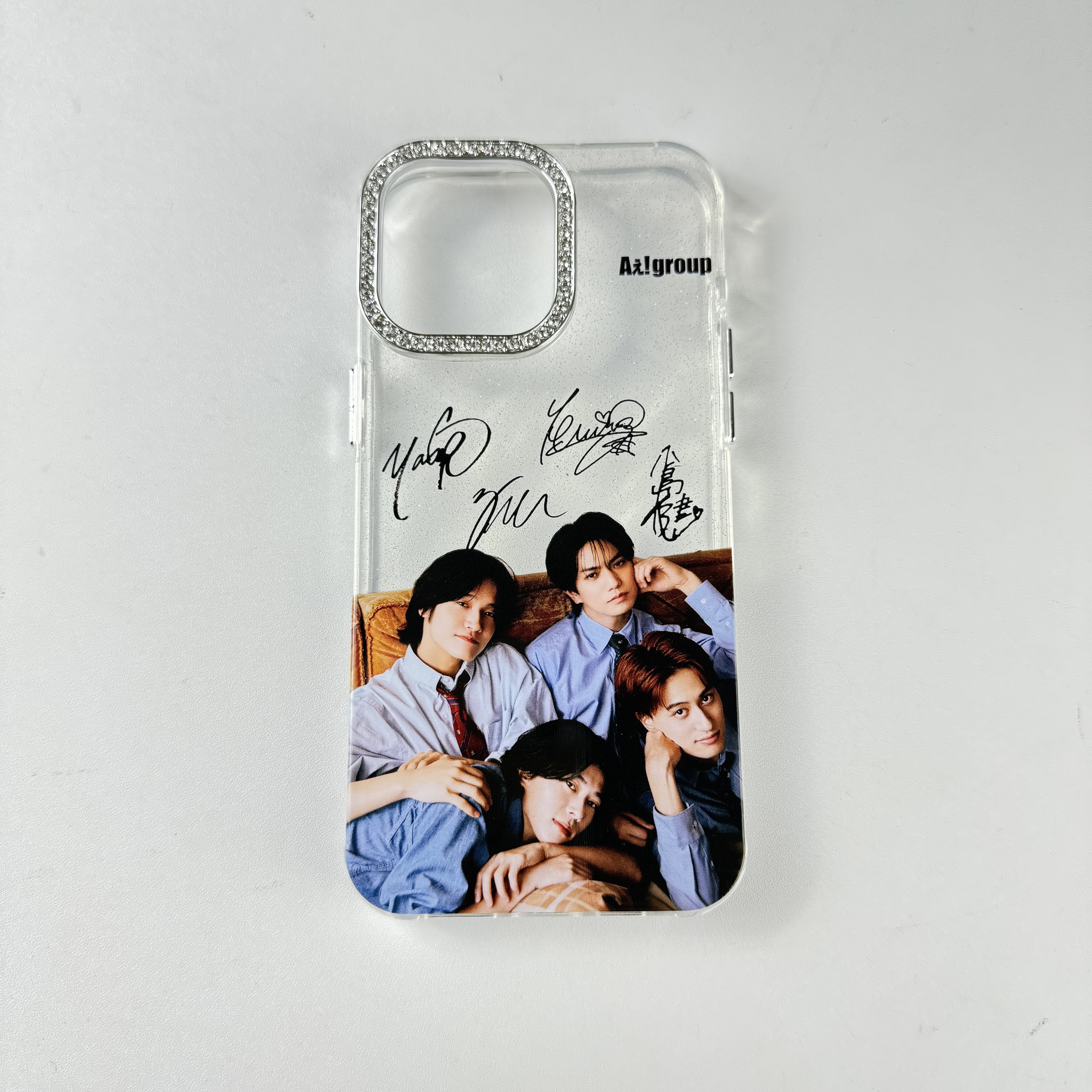 ダイヤモンドレーザーグラデーションスマートフォンケース【Aぇ! group/Fashion Killa♡】