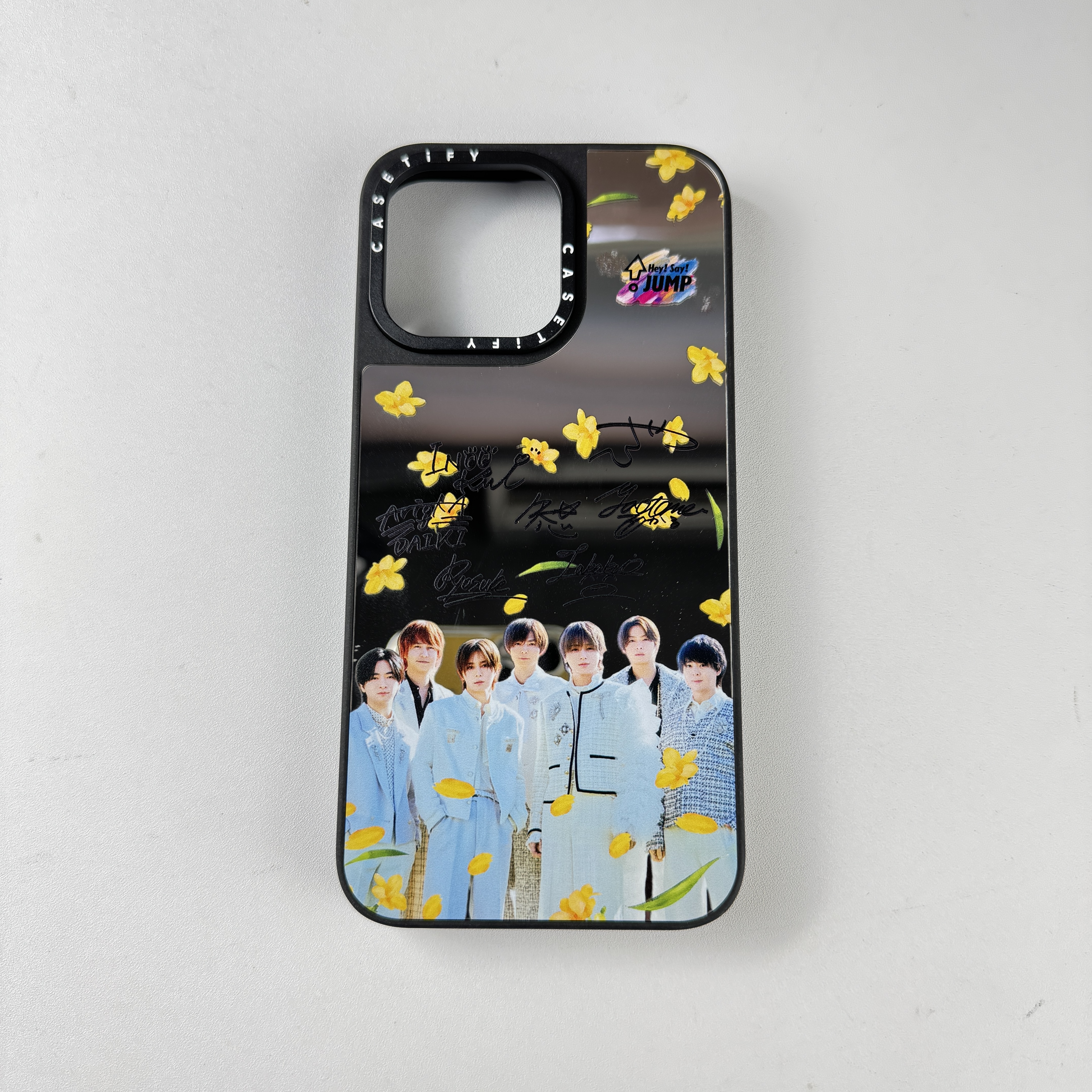 マットバンパー×ミラー スマホケース【Hey!Say!JUMP/ハニカミ】