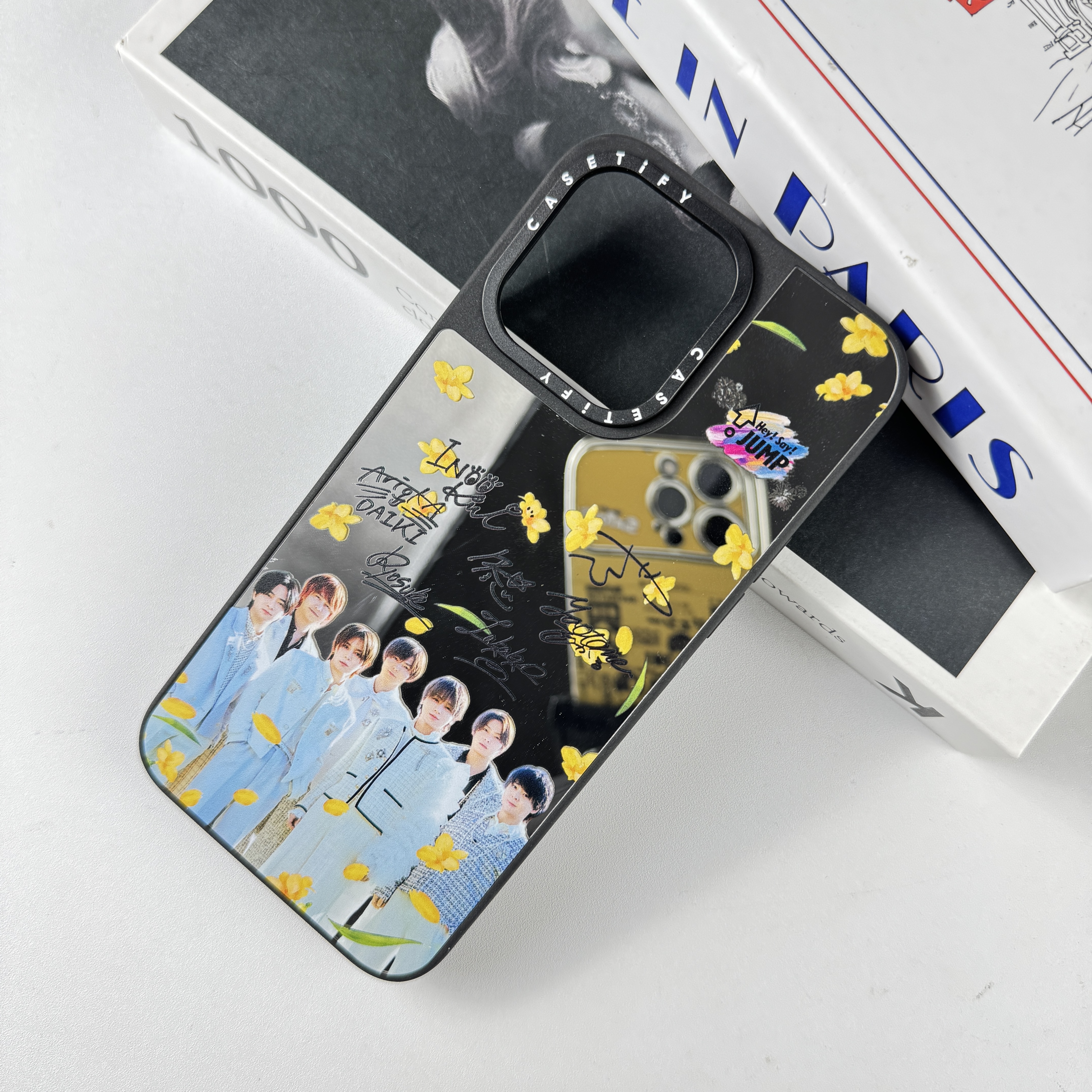 マットバンパー×ミラー スマホケース【Hey!Say!JUMP/ハニカミ】