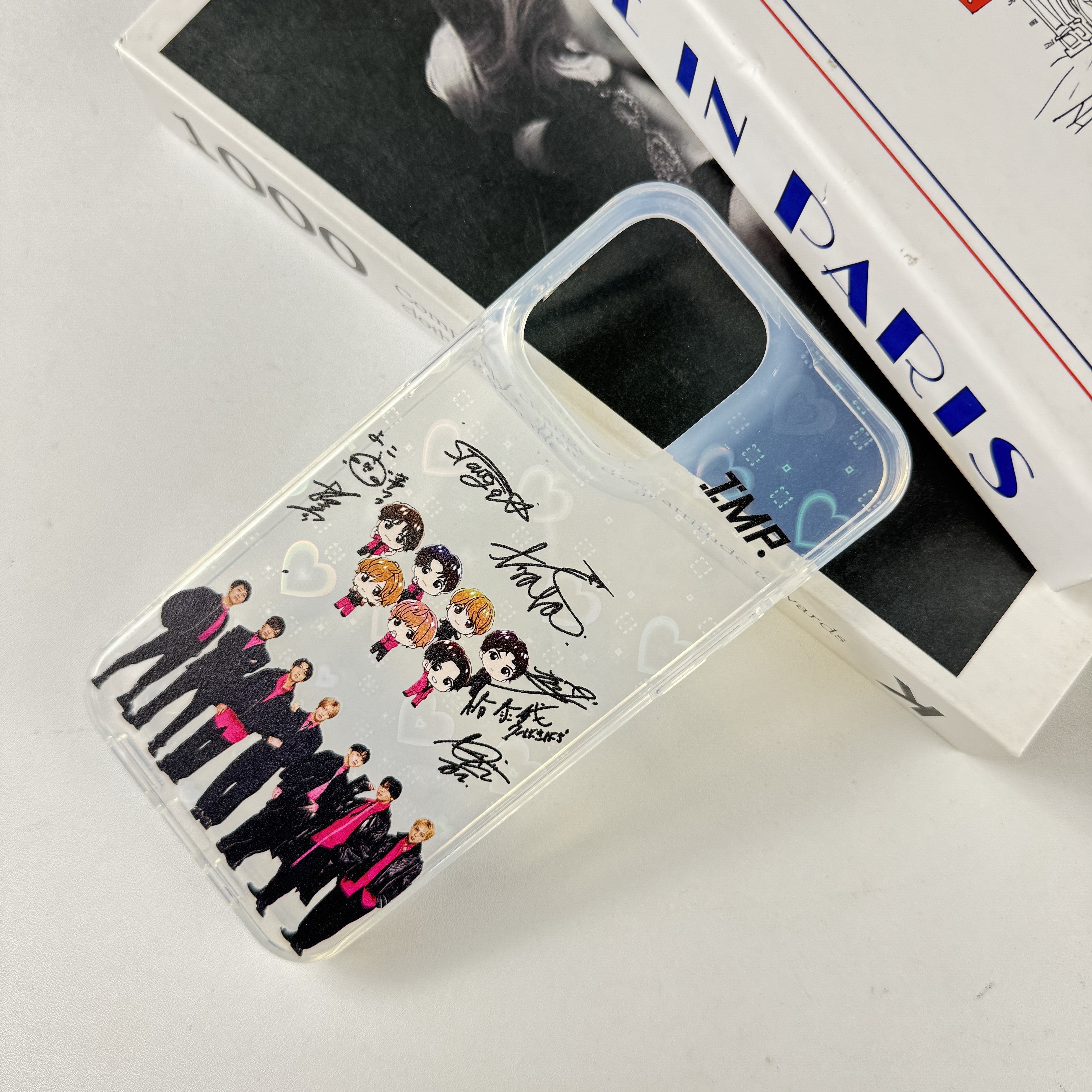 ハートレーザーグラデーションスマートフォンケース【IMP.】