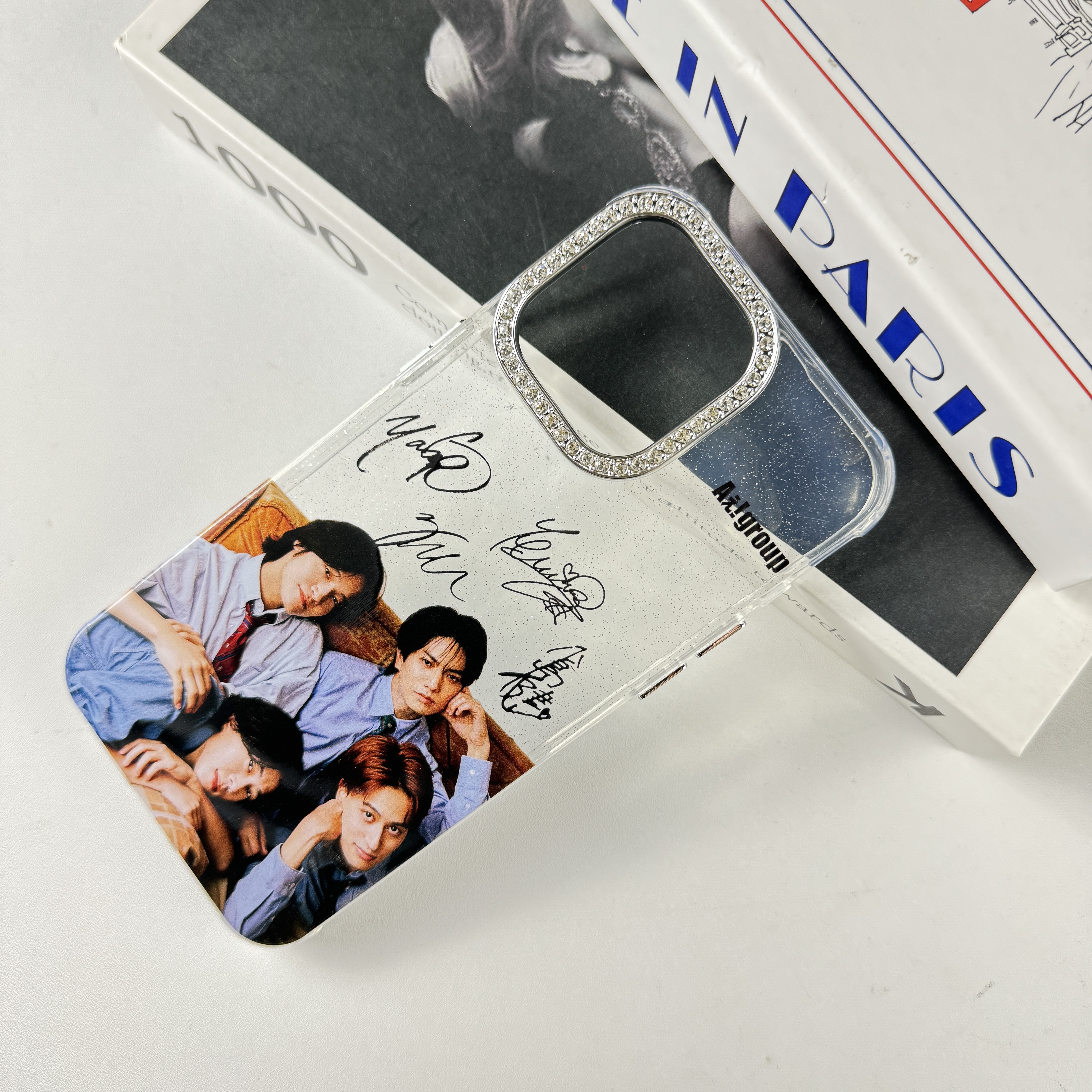 ダイヤモンドレーザーグラデーションスマートフォンケース【Aぇ! group/Fashion Killa♡】