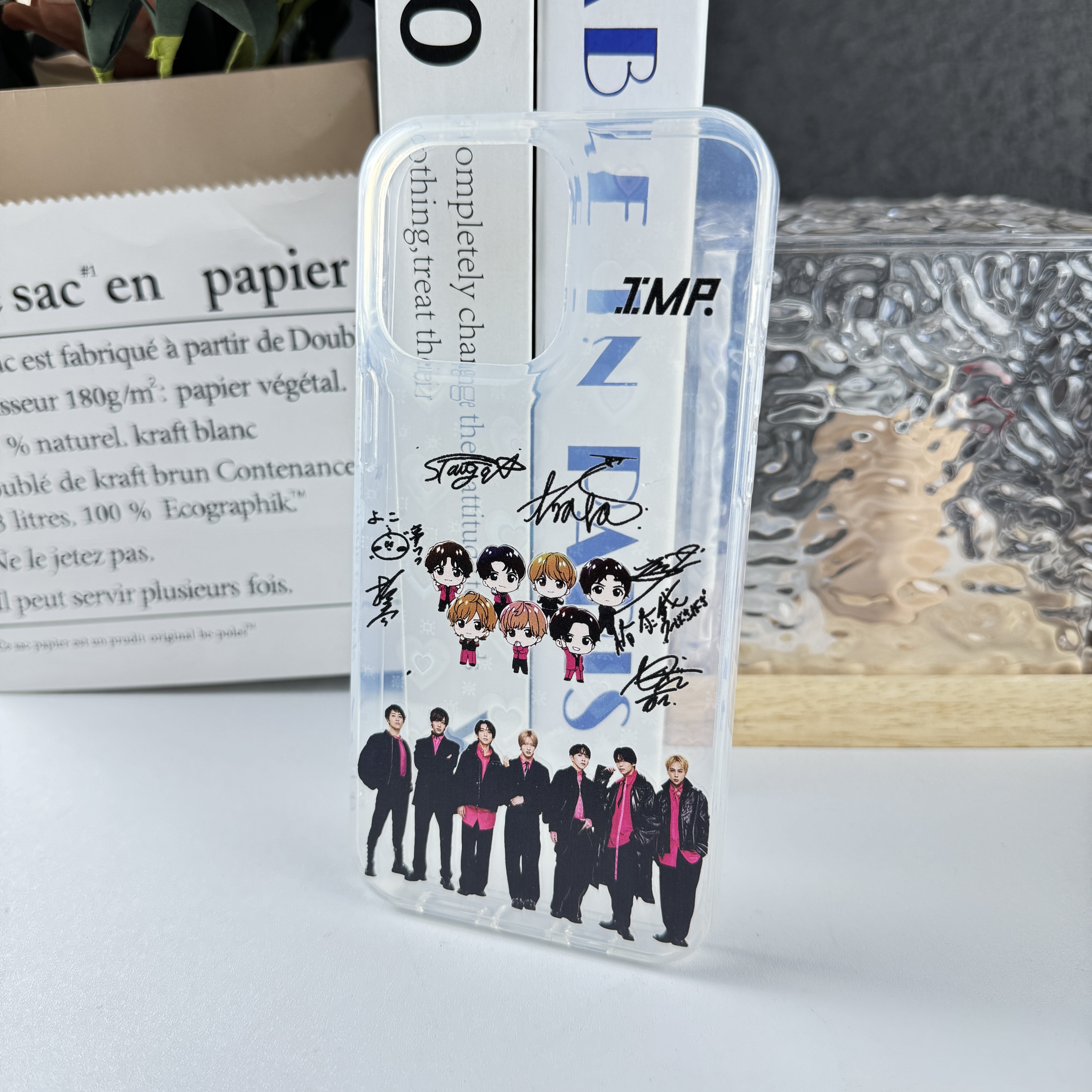 ハートレーザーグラデーションスマートフォンケース【IMP.】