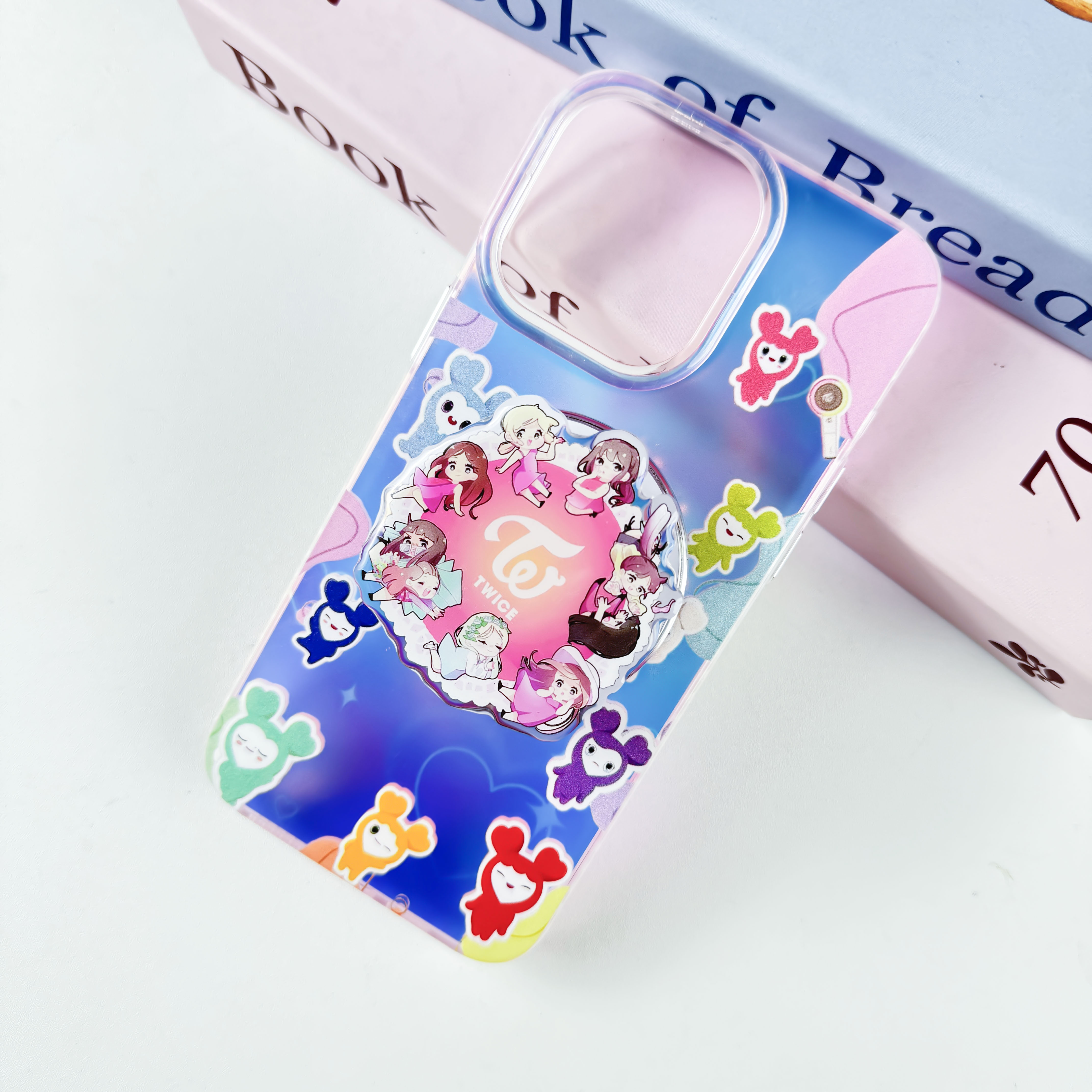 磁気吸着 回転スタンド 対応 スマホケース【TWICE】