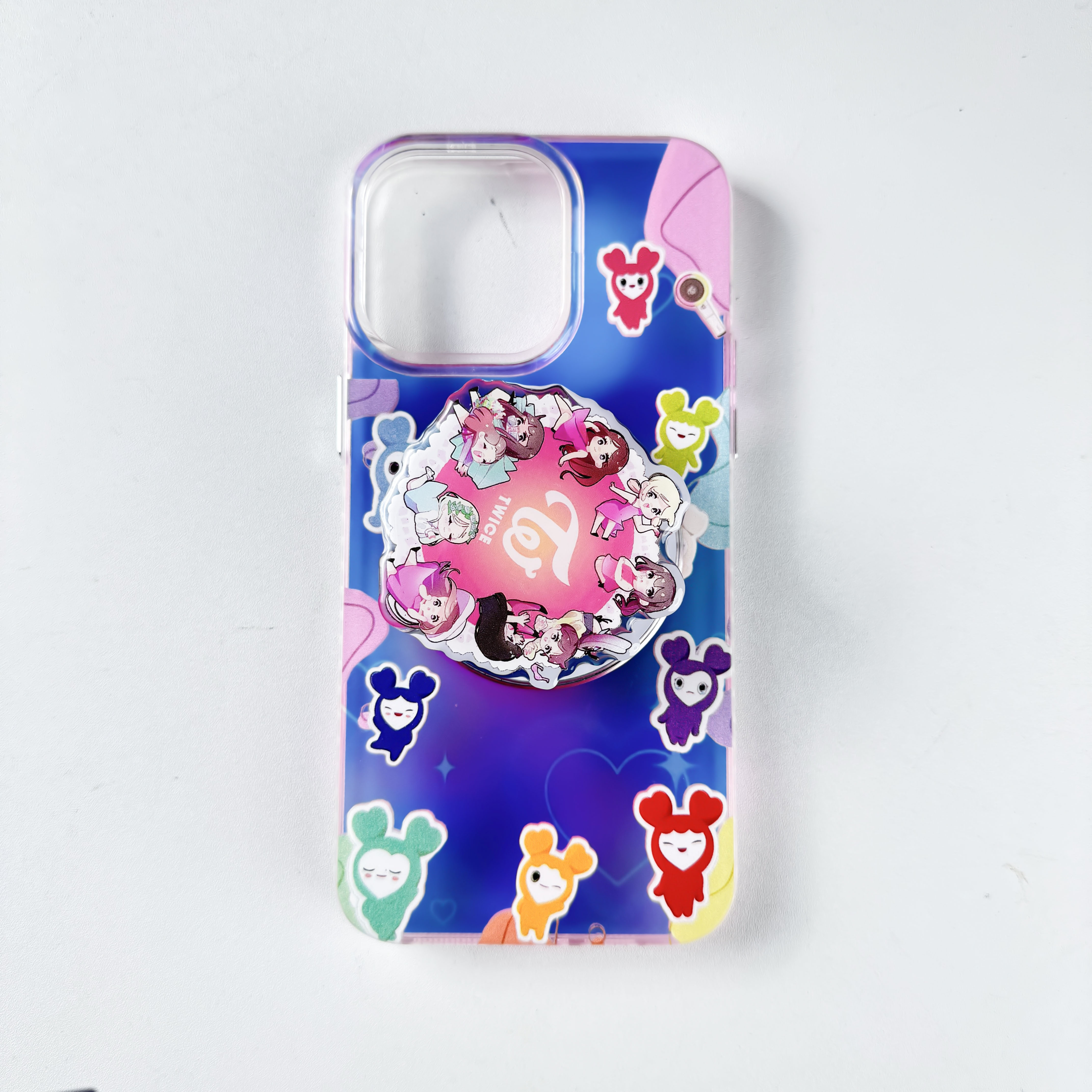 磁気吸着 回転スタンド 対応 スマホケース【TWICE】