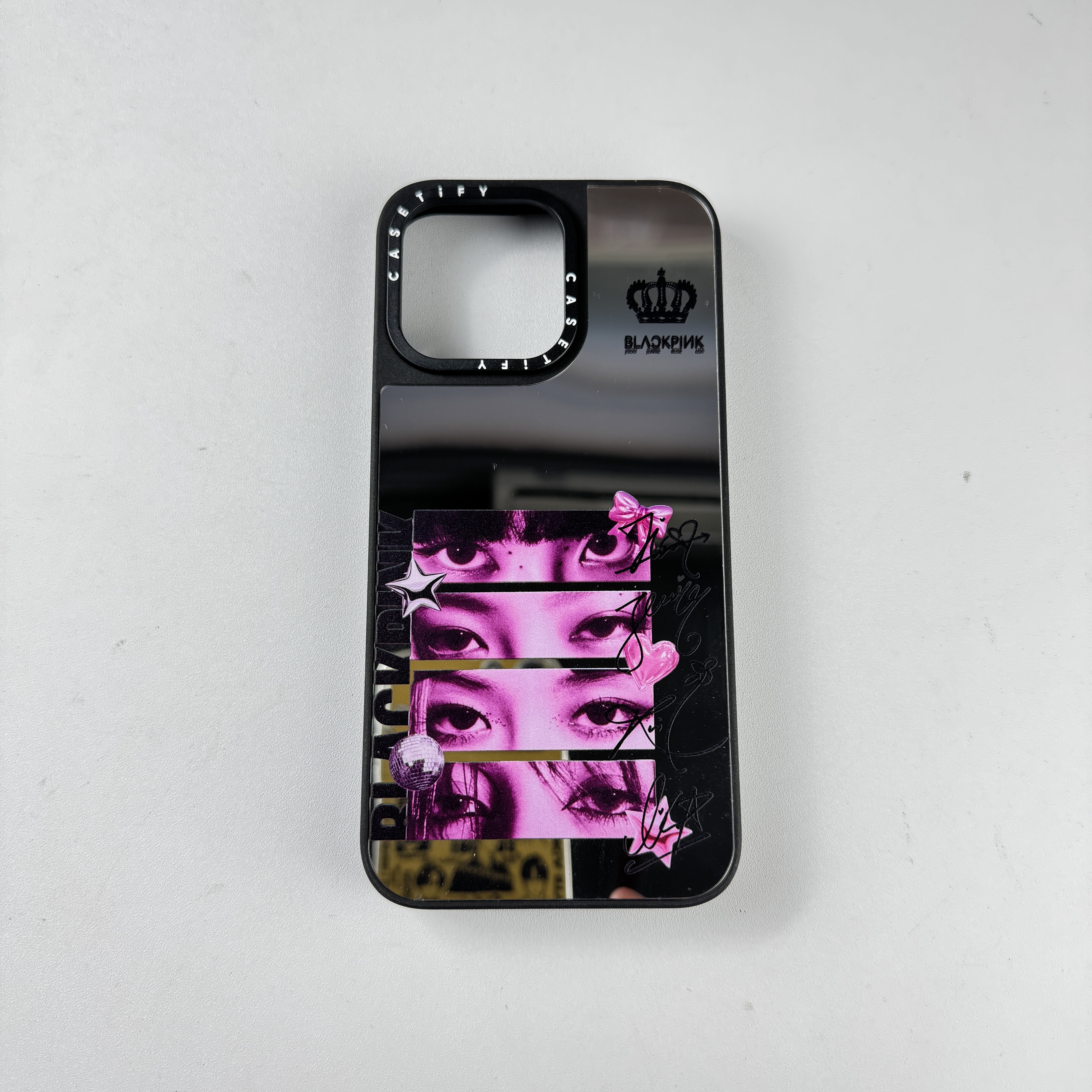 マットバンパー×ミラー スマホケース【BLACKPINK】