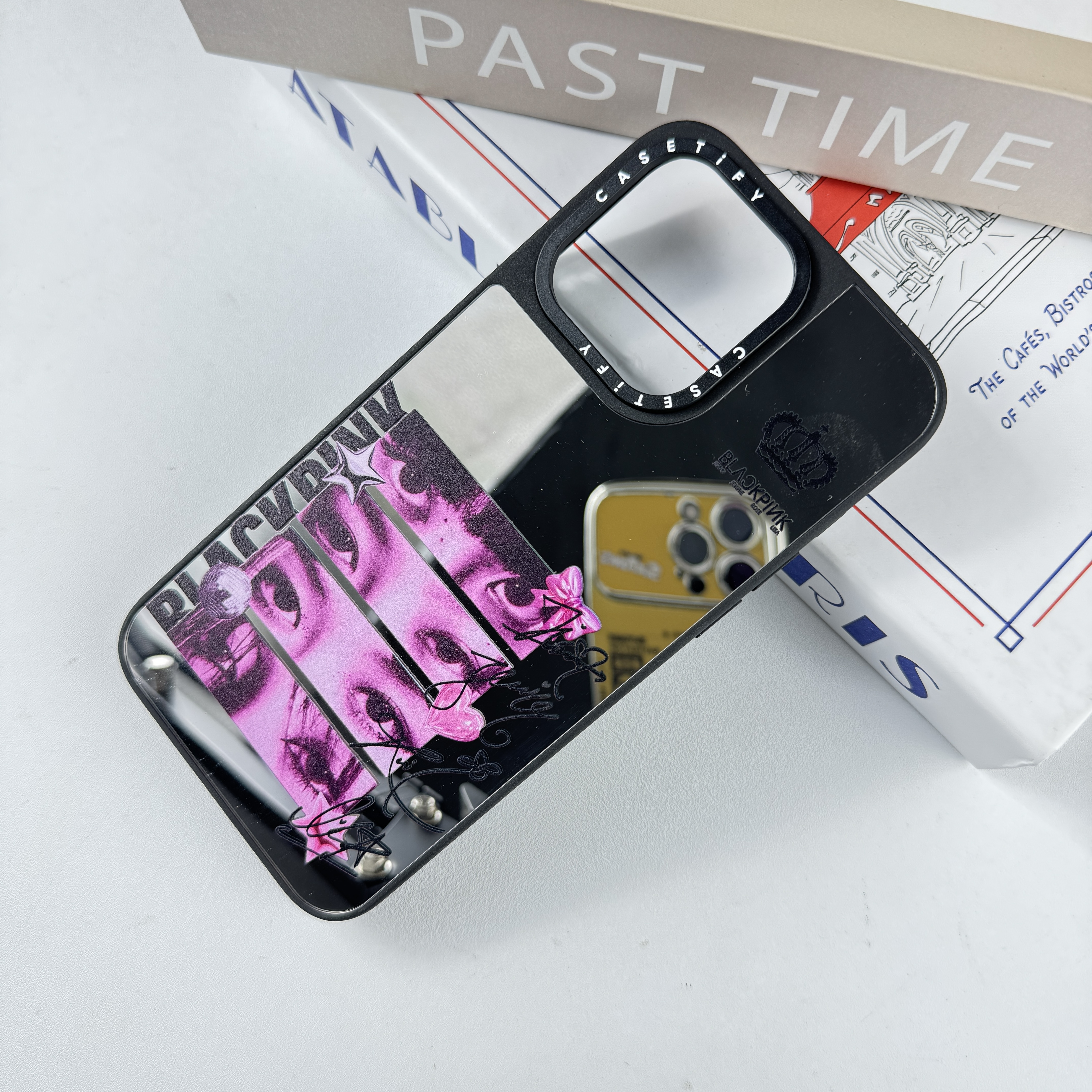 マットバンパー×ミラー スマホケース【BLACKPINK】