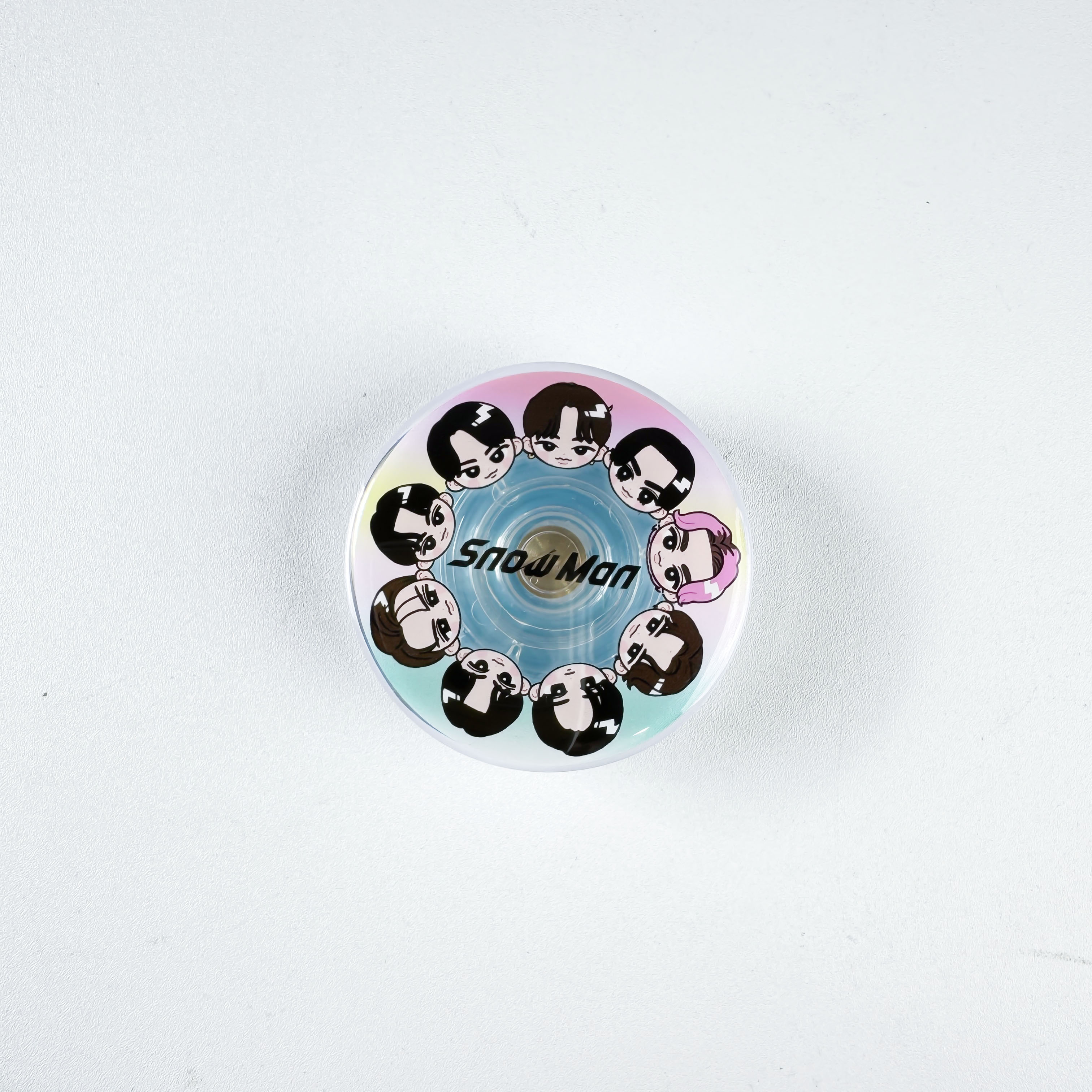 磁気吸着 回転スタンド 対応 スマホケース【SNOWMAN】