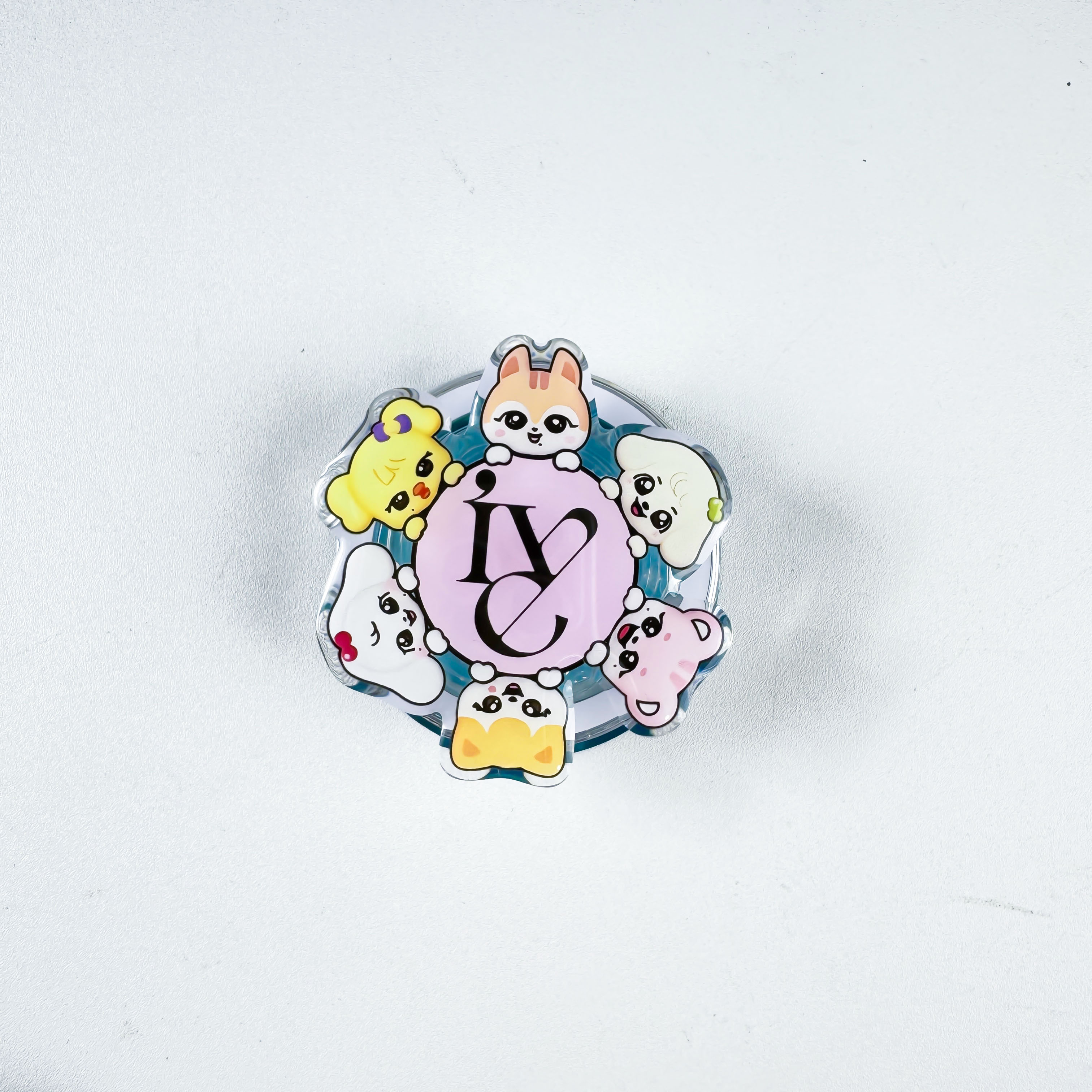 磁気吸着 回転スタンド 対応 スマホケース【IVE】