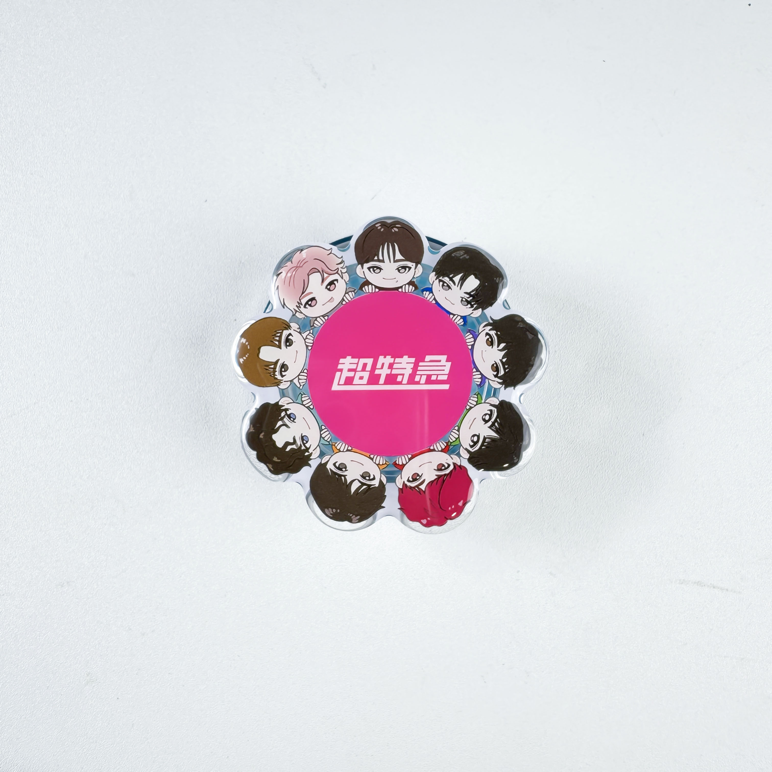 磁気吸着 回転スタンド 対応 スマホケース【超特急】