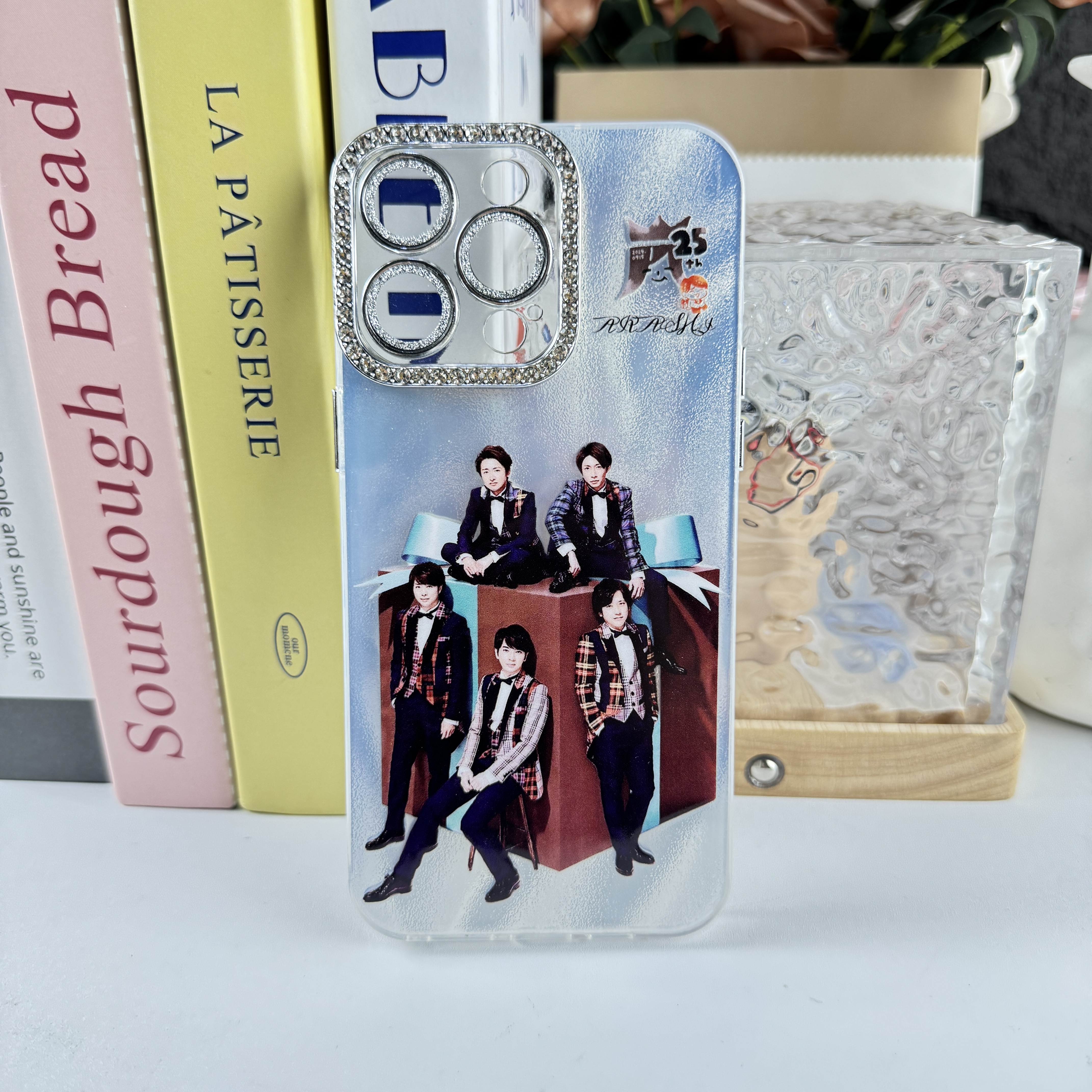 ダイヤモンドレーザーグラデーションスマートフォンケース【嵐 ARASHI】-YITOTO™推し活がもっと楽しくなる