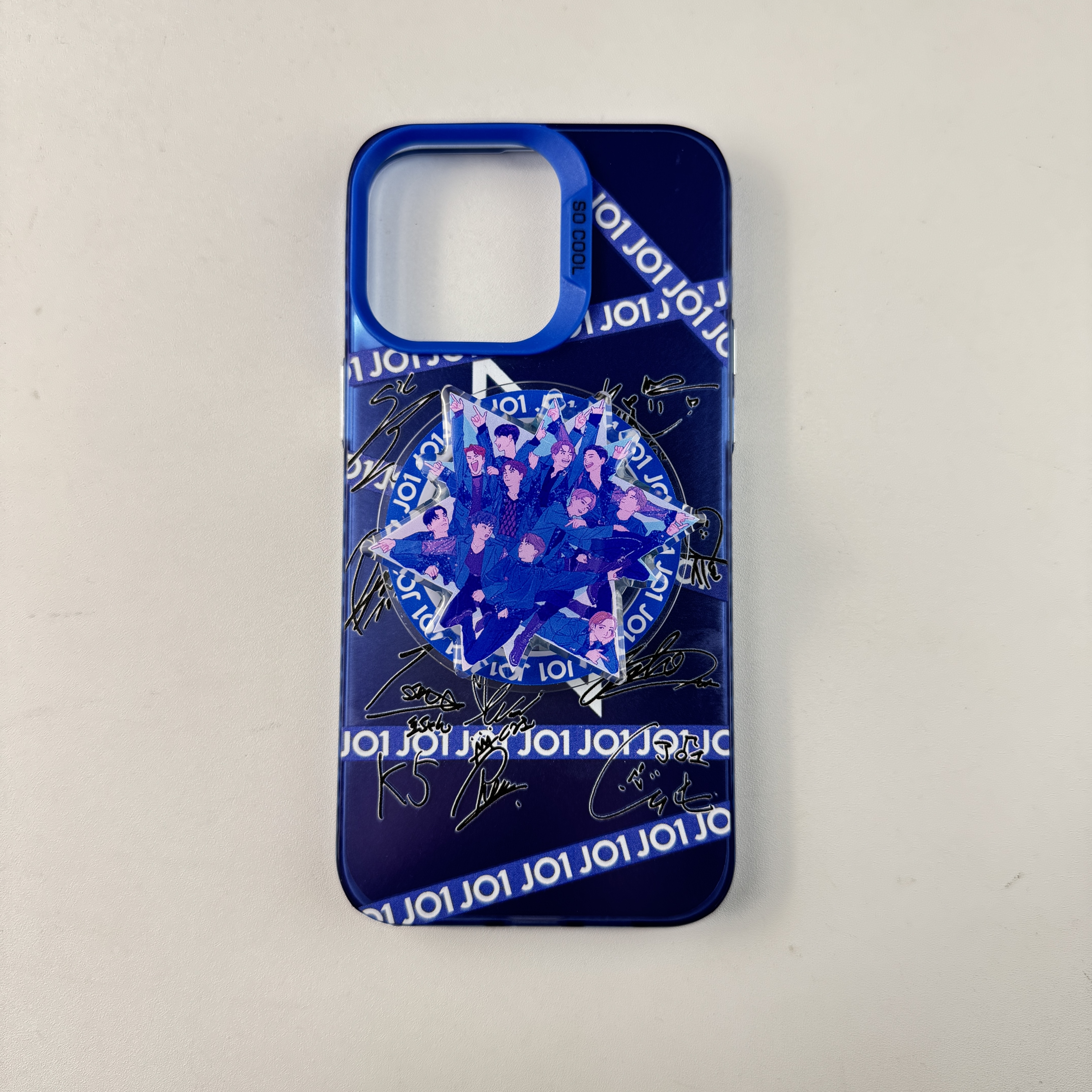 磁気吸着 回転スタンド 対応 スマホケース【JO1】