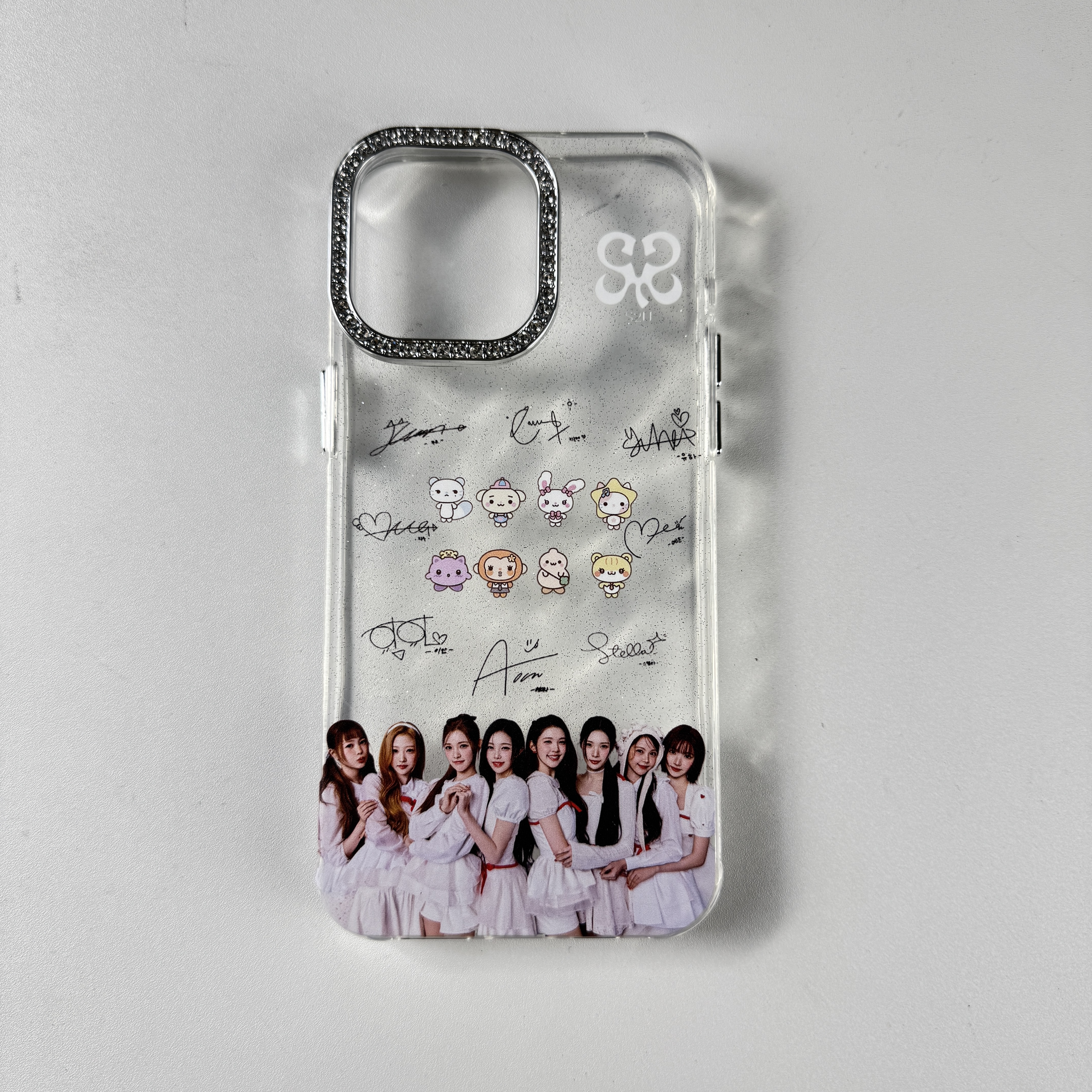 ダイヤモンドレーザーグラデーションスマートフォンケース【Hearts2Hearts/RUDE!】