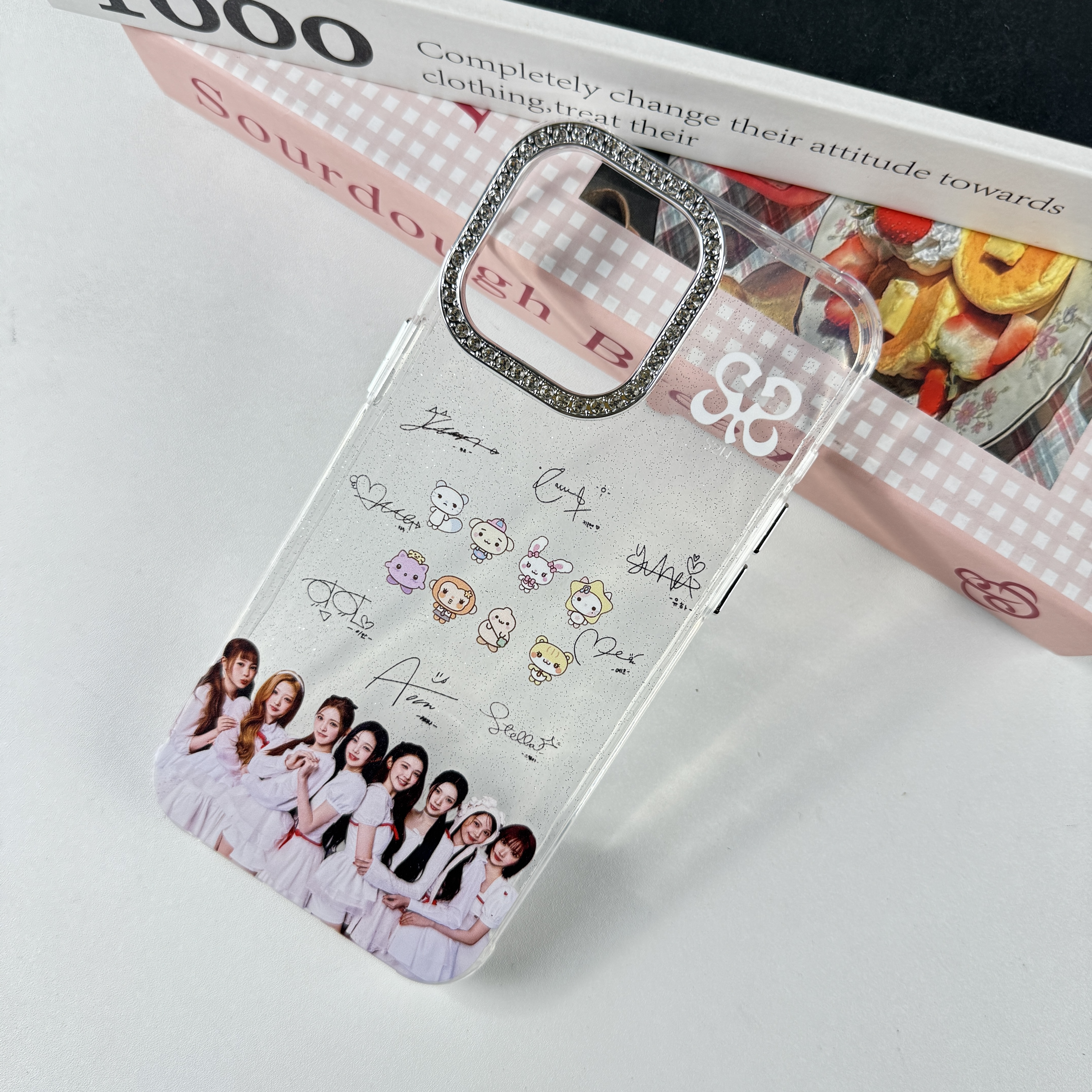 ダイヤモンドレーザーグラデーションスマートフォンケース【Hearts2Hearts/RUDE!】