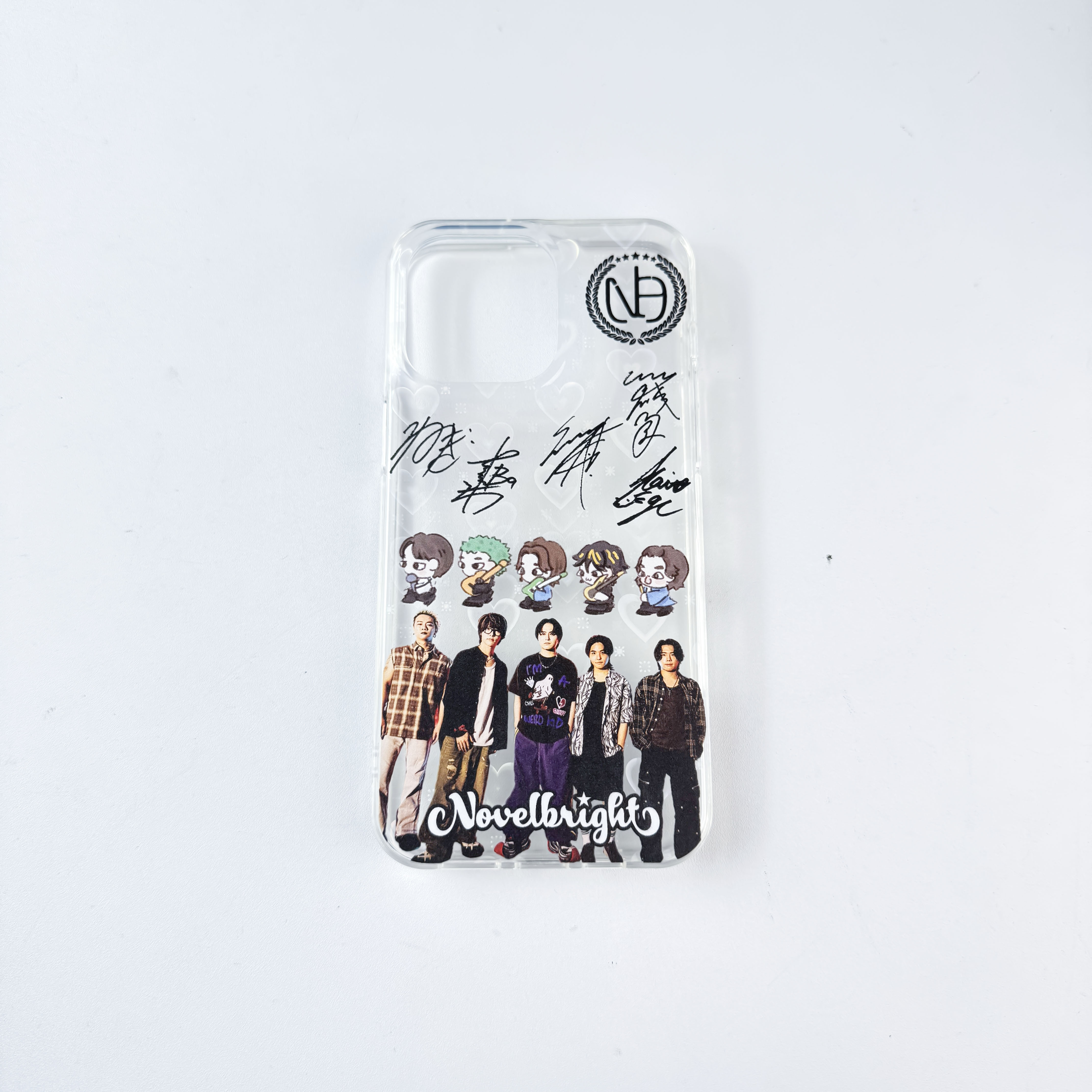 ハートレーザーグラデーションスマートフォンケース【Novelbright/Call me】