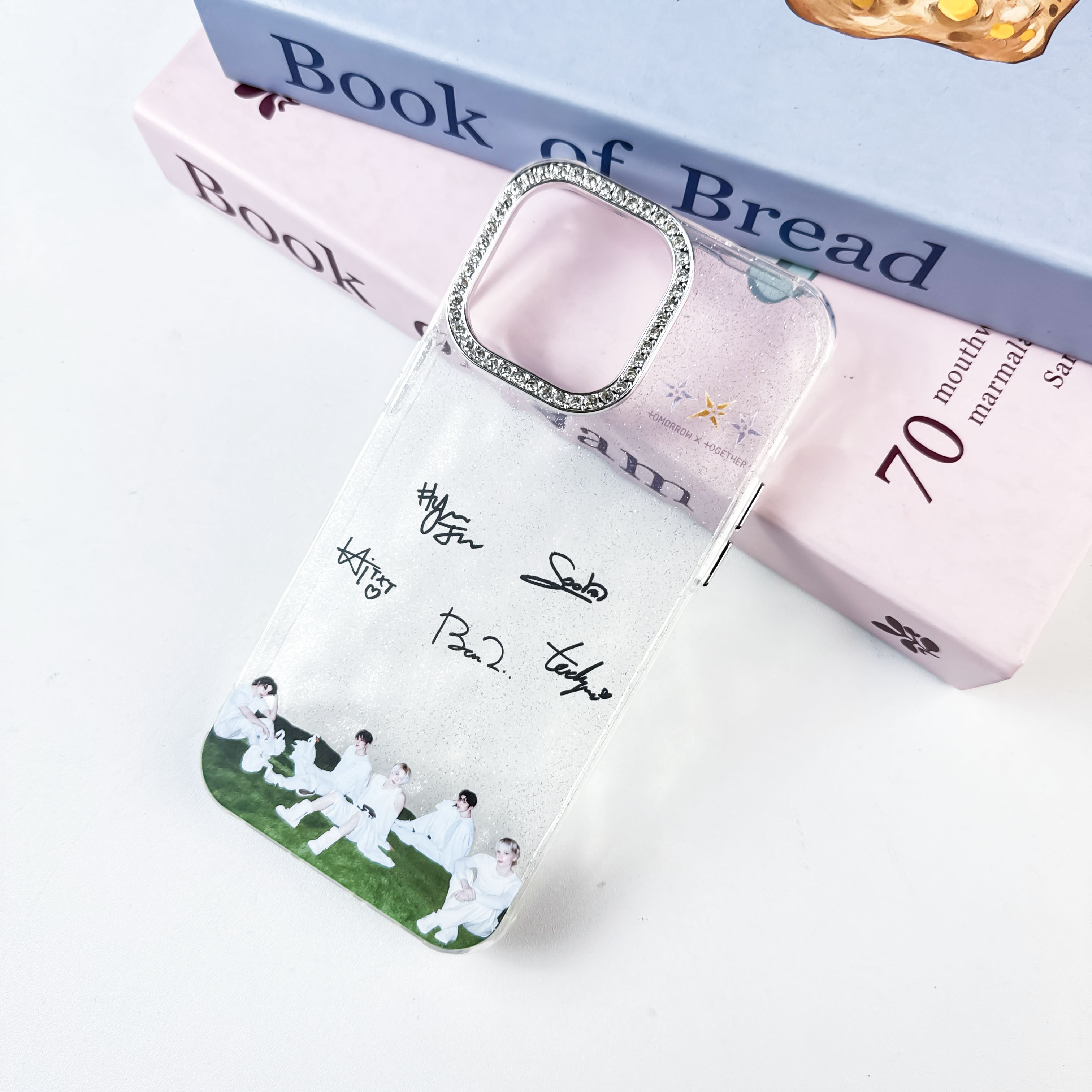 ダイヤモンドレーザーグラデーションスマートフォンケース【TXT】