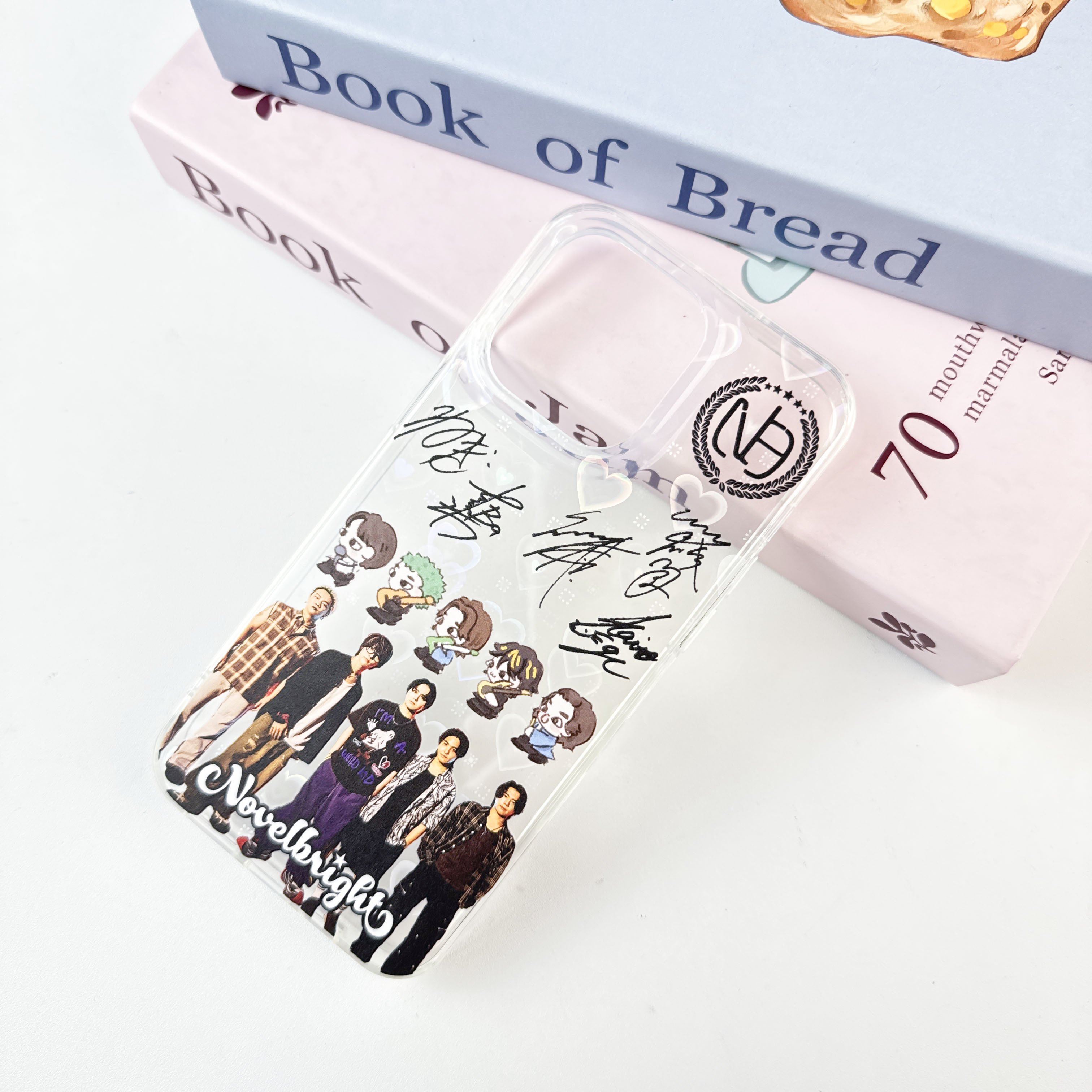 ハートレーザーグラデーションスマートフォンケース【Novelbright/Call me】