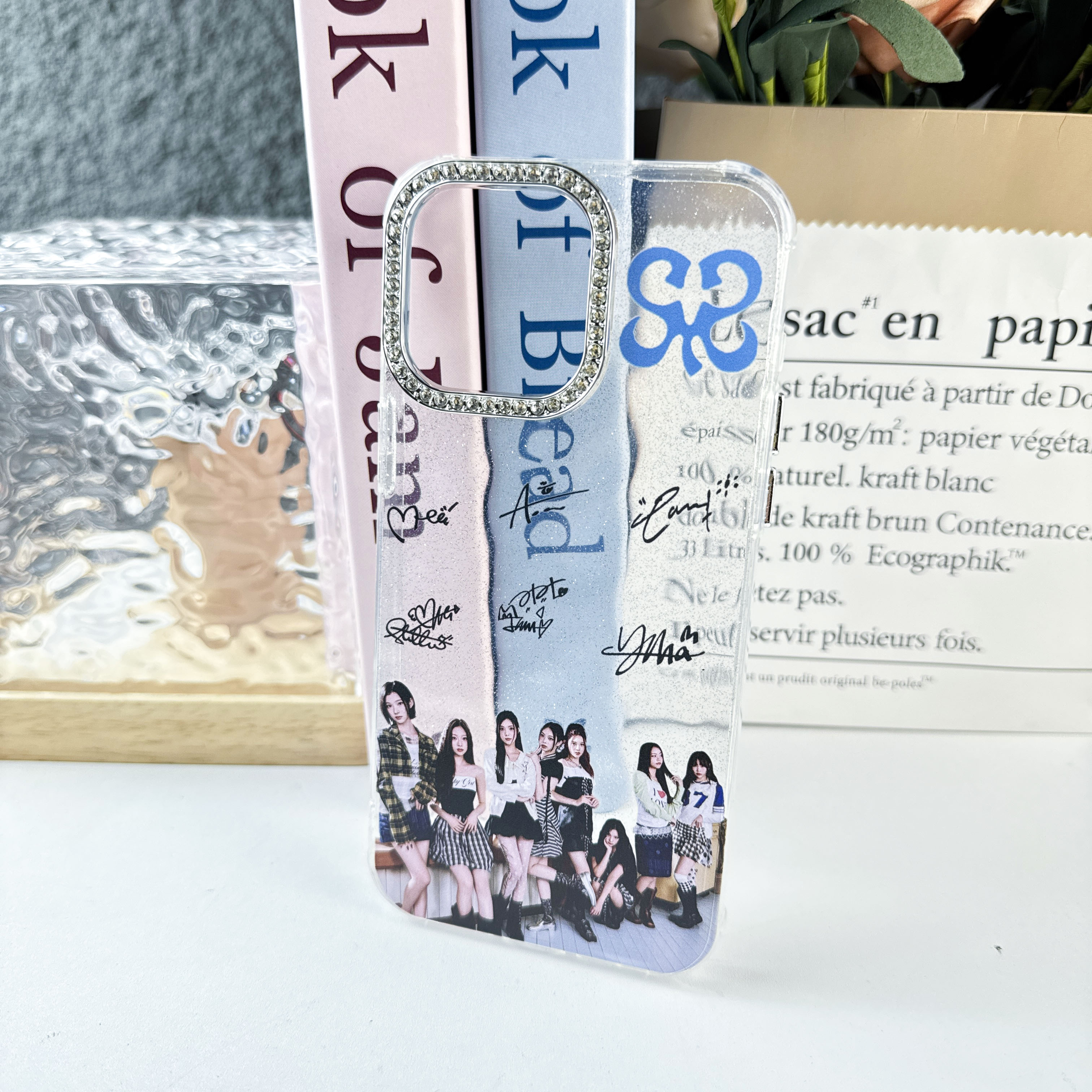 ダイヤモンドレーザーグラデーションスマートフォンケース【Hearts2Hearts/FOCUS】