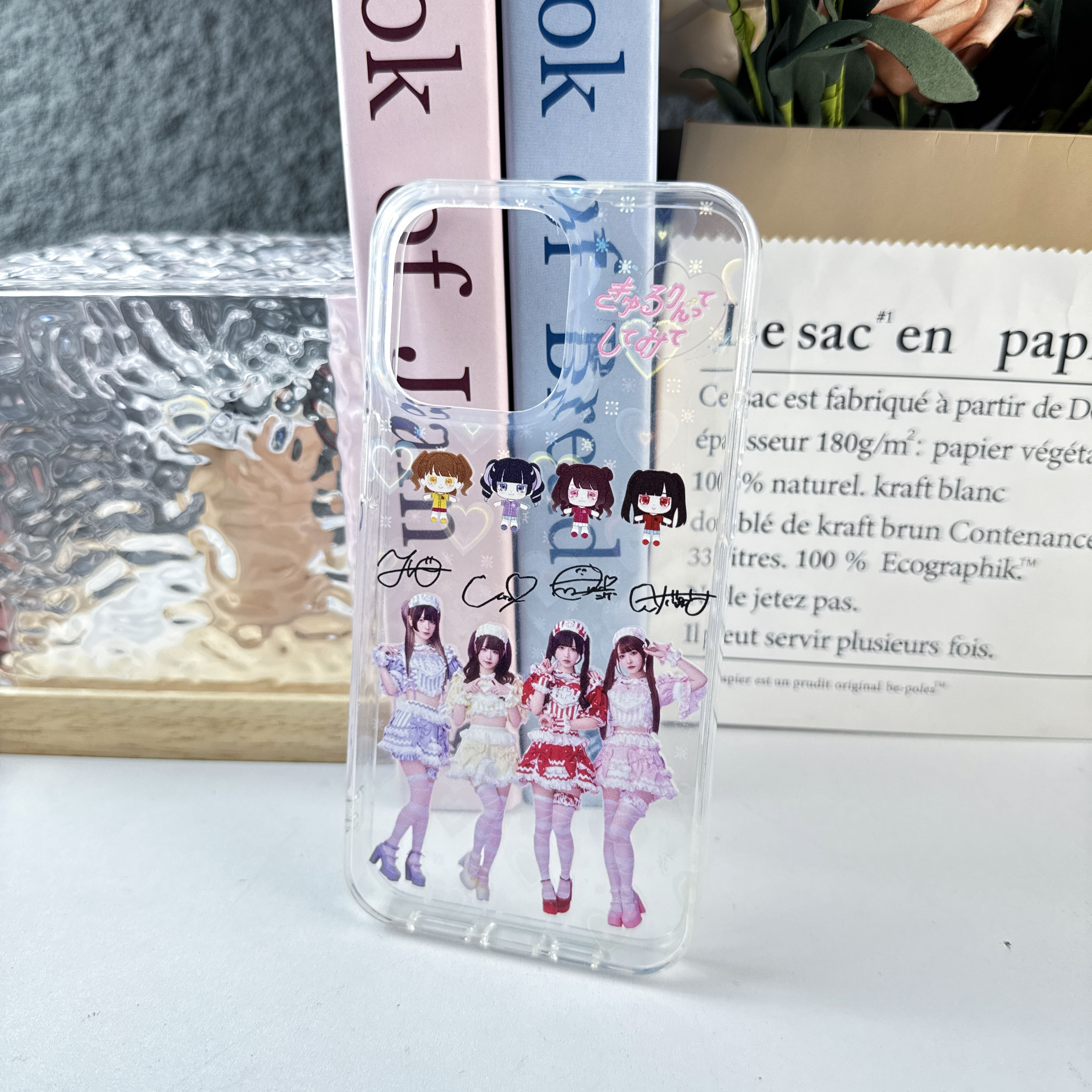 ハートレーザーグラデーションスマートフォンケース【きゅるりんってしてみて/Special♡Spell】