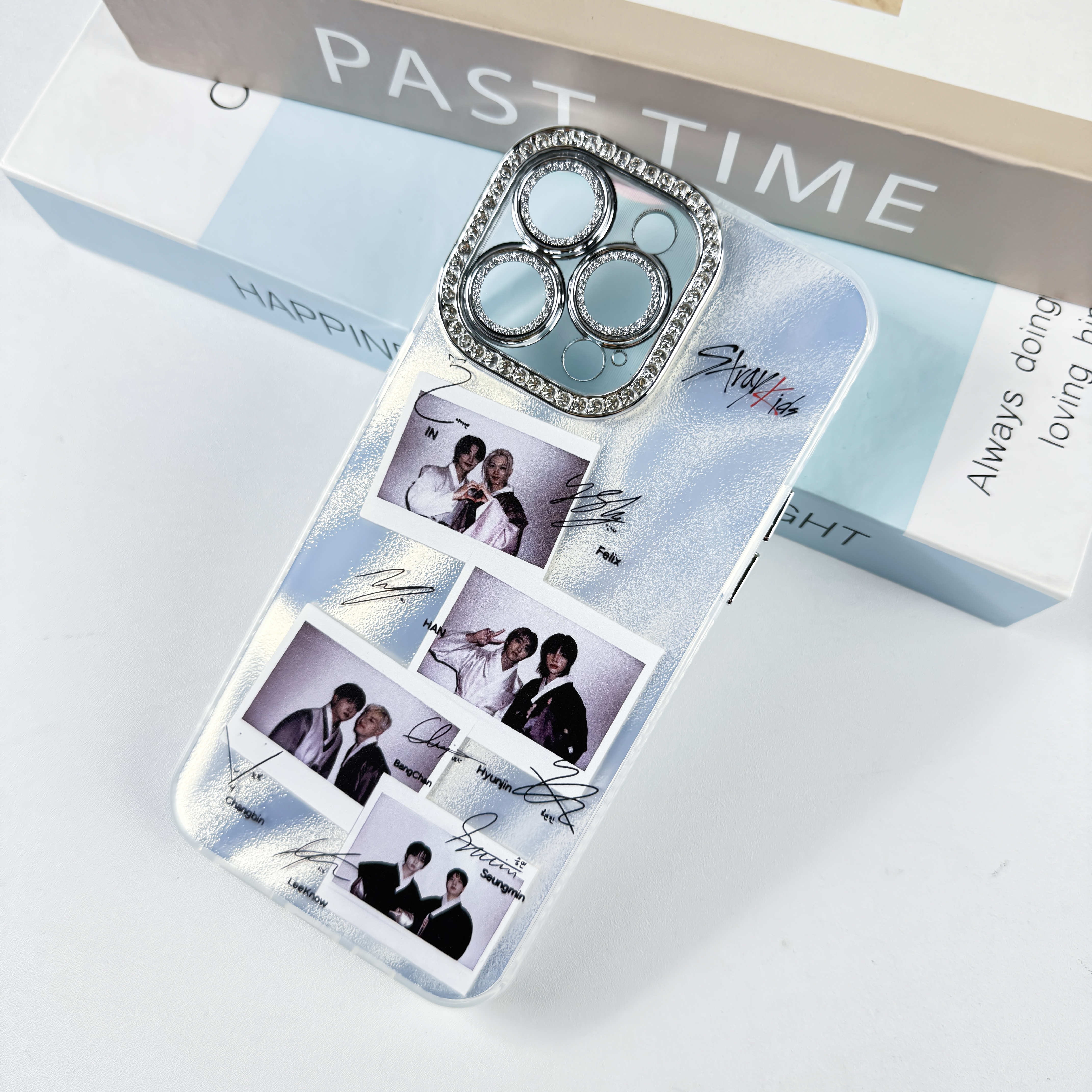 ダイヤモンドレーザーグラデーションスマートフォンケース【Stray Kids/별, 빛 (STAY)】