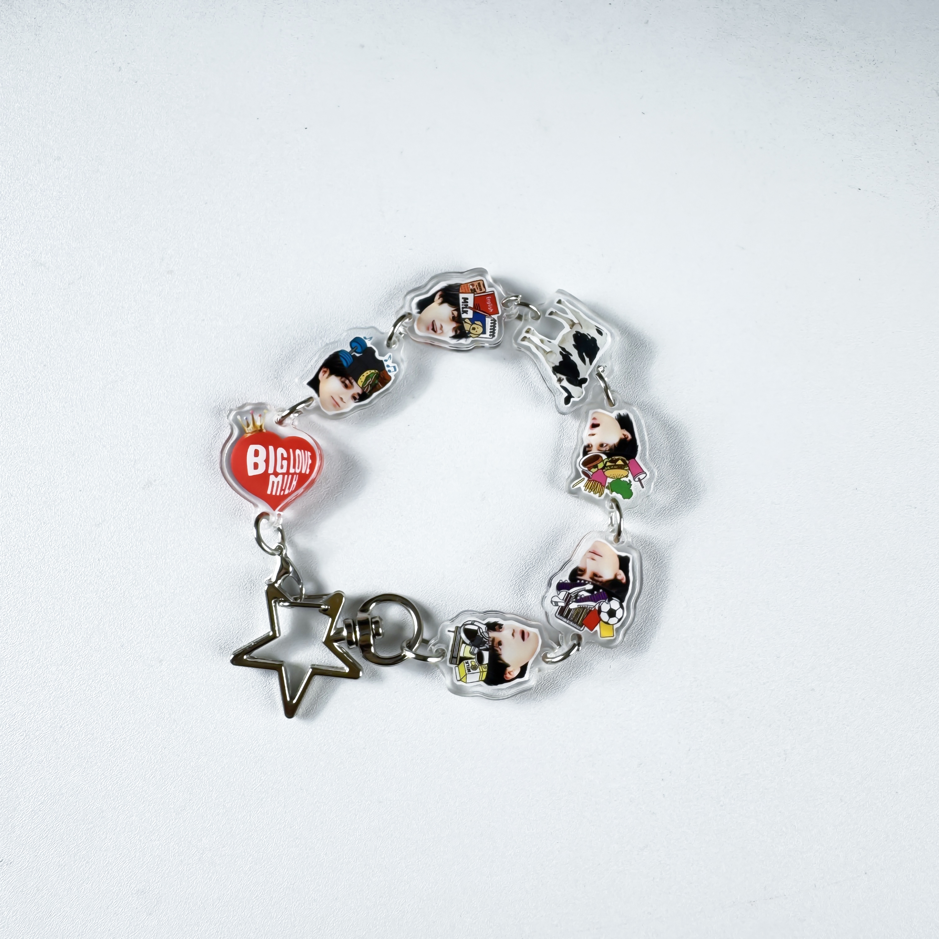 両面アクリルキーホルダー＆ブレスレット【M!LK】