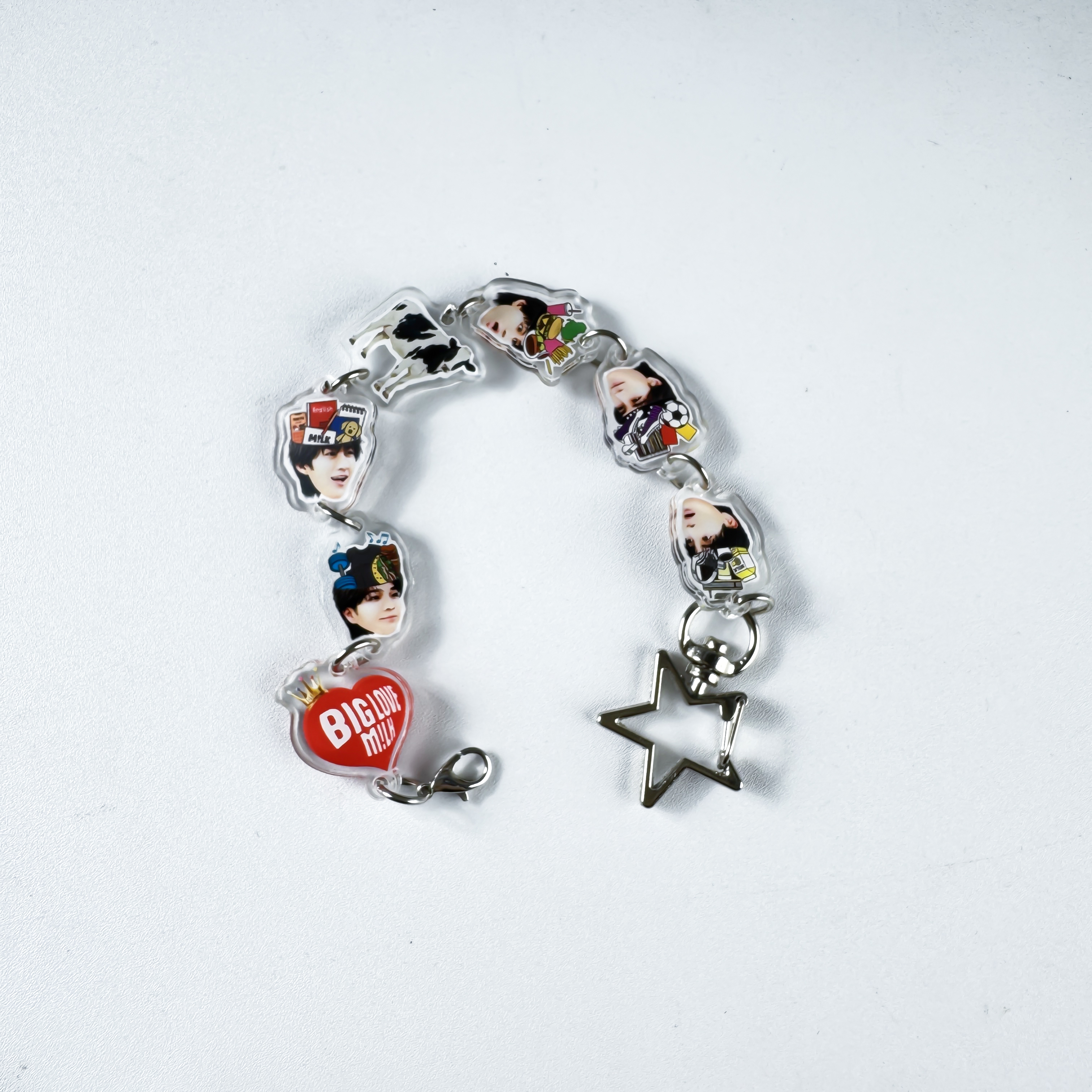 両面アクリルキーホルダー＆ブレスレット【M!LK】