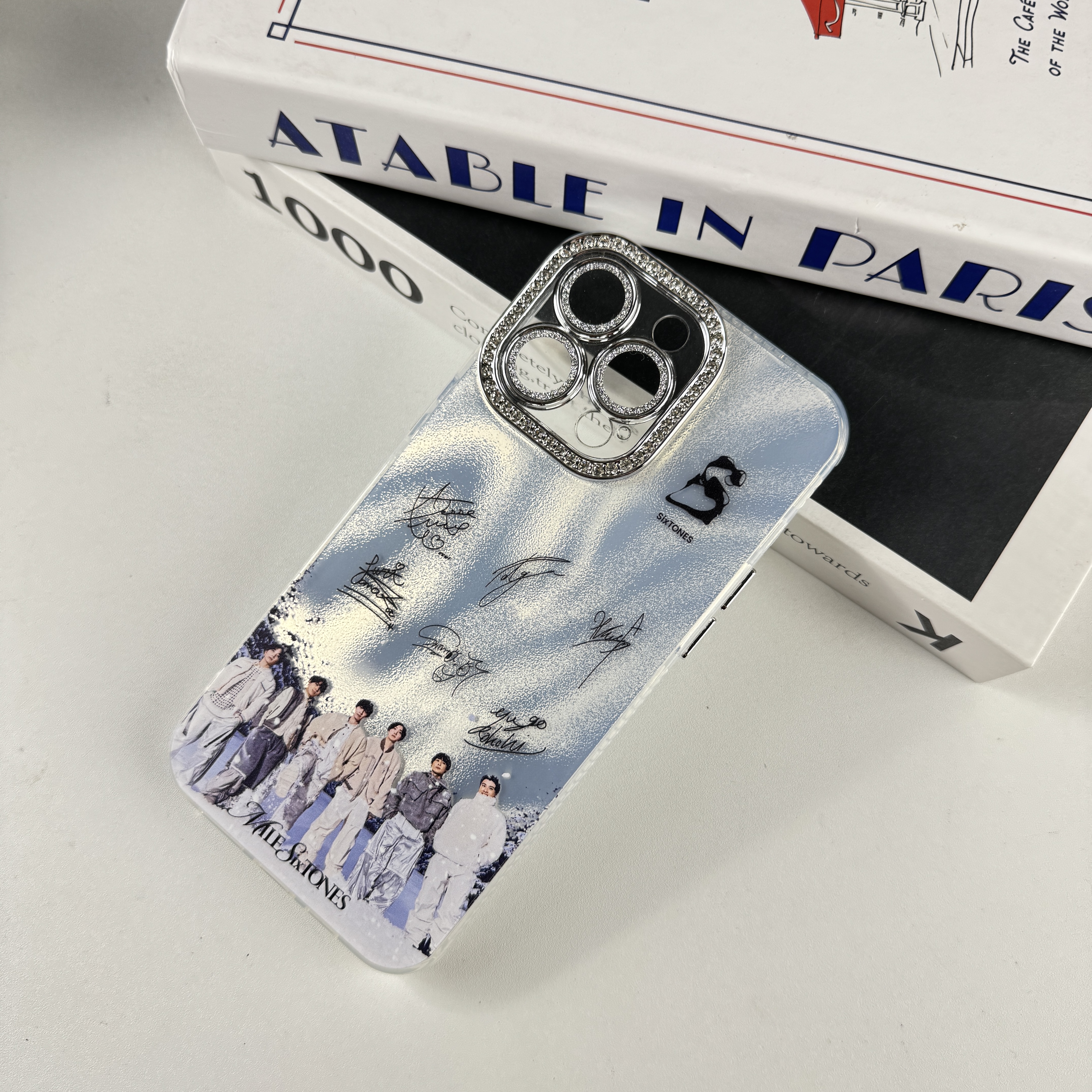 ダイヤモンドレーザーグラデーションスマートフォンケース【SixTONES/Rebellion】