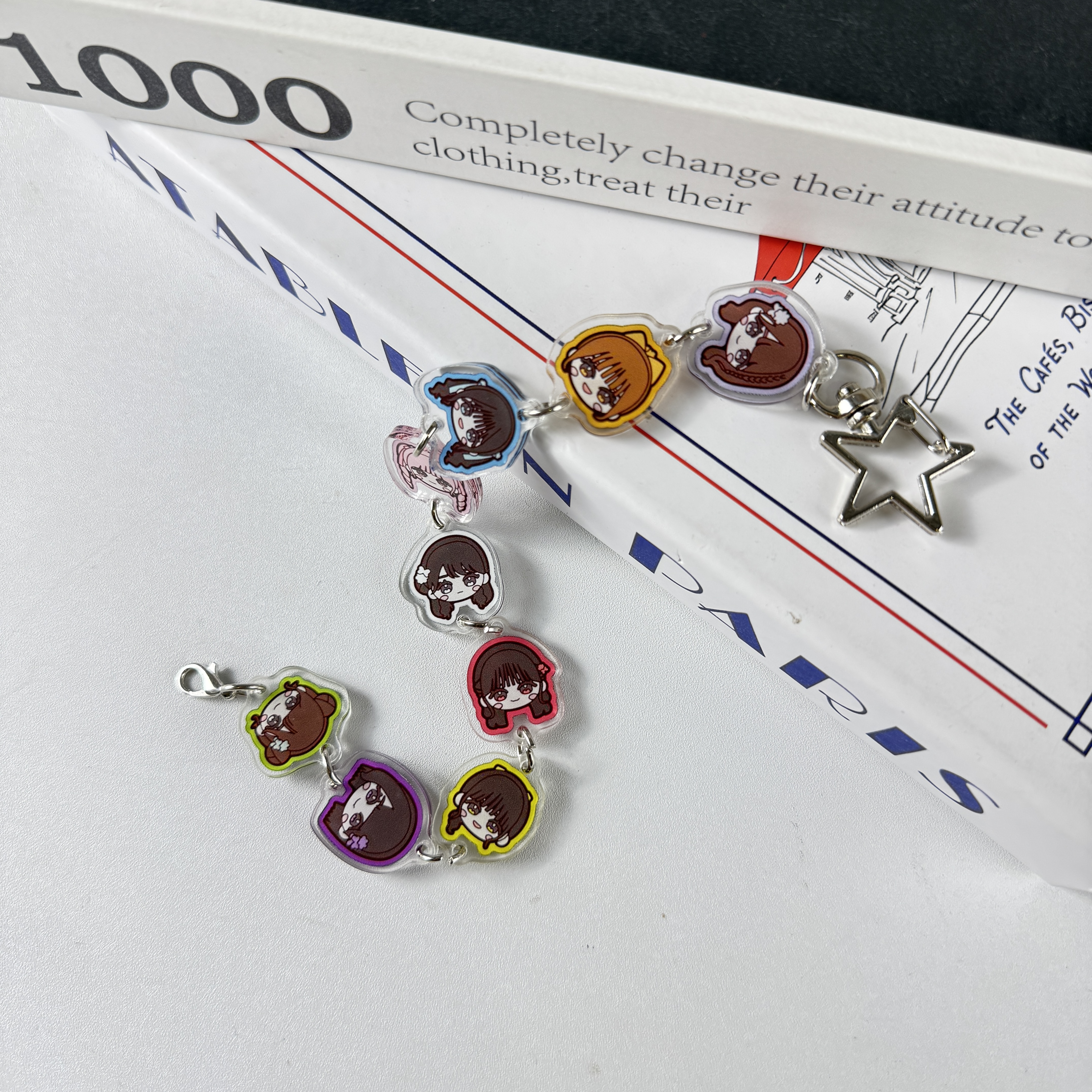 両面アクリルキーホルダー＆ブレスレット【CUTIE STREET/ナイスだね】