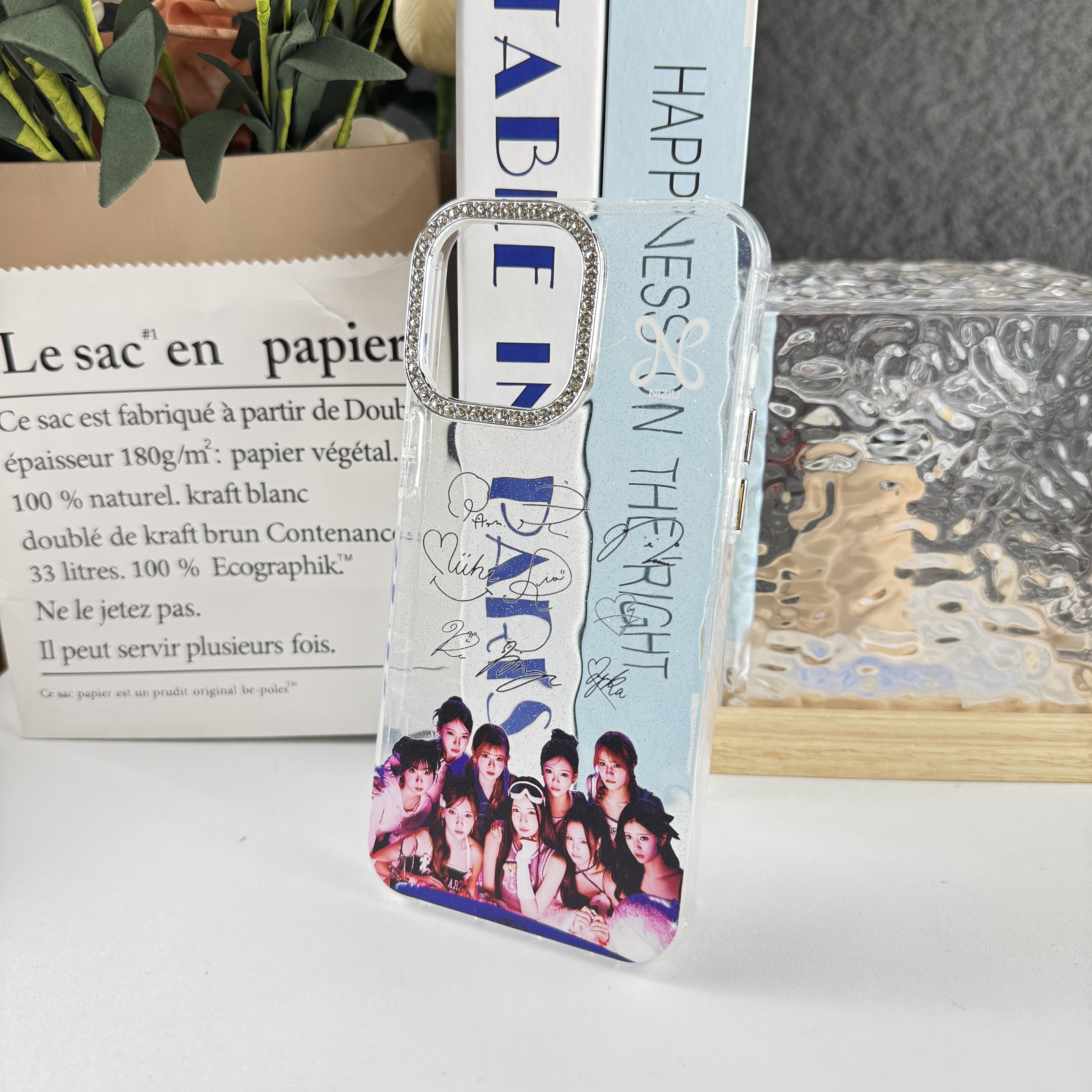 ダイヤモンドレーザーグラデーションスマートフォンケース【NiziU/GOOD GIRL BUT NOT FOR YOU】