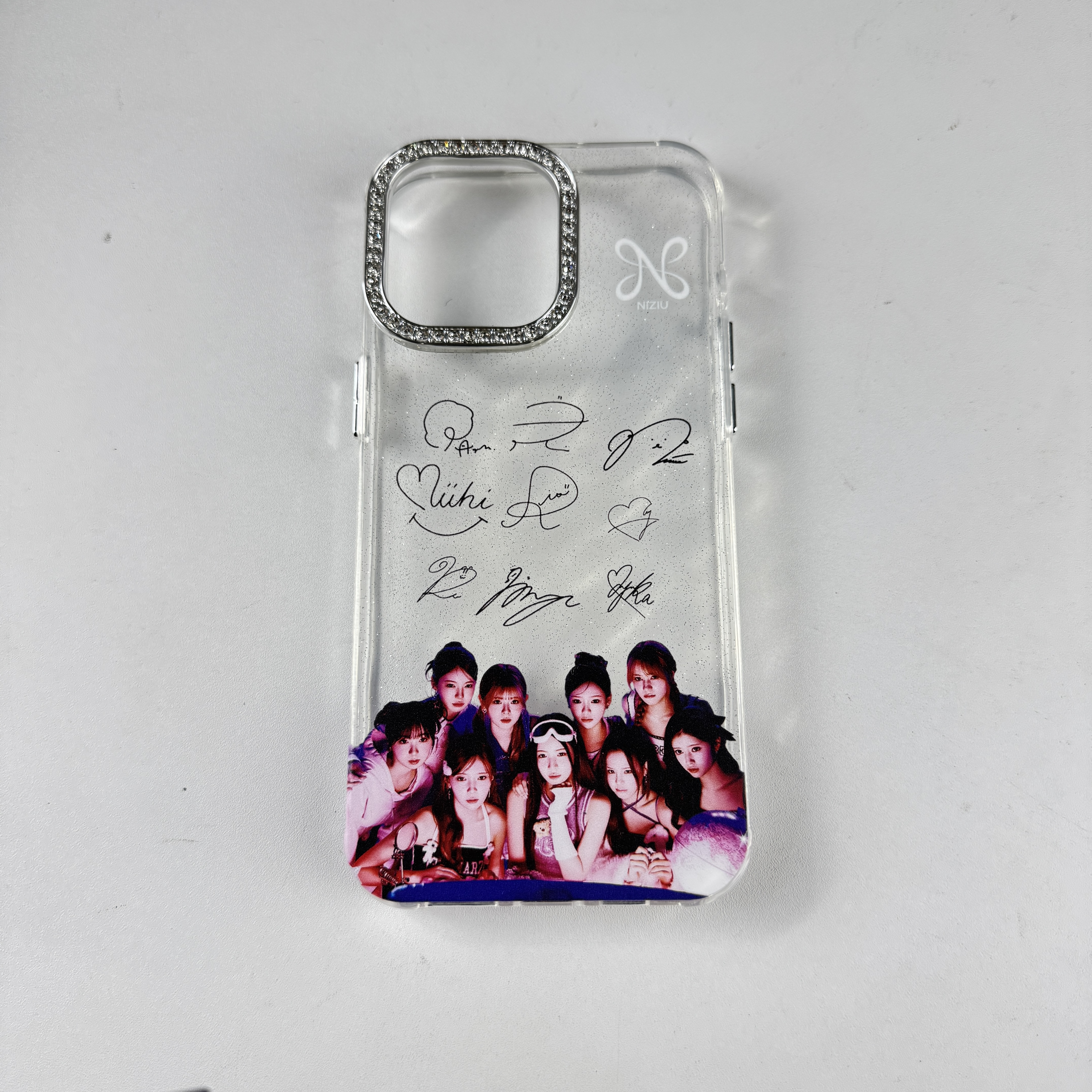 ダイヤモンドレーザーグラデーションスマートフォンケース【NiziU/GOOD GIRL BUT NOT FOR YOU】