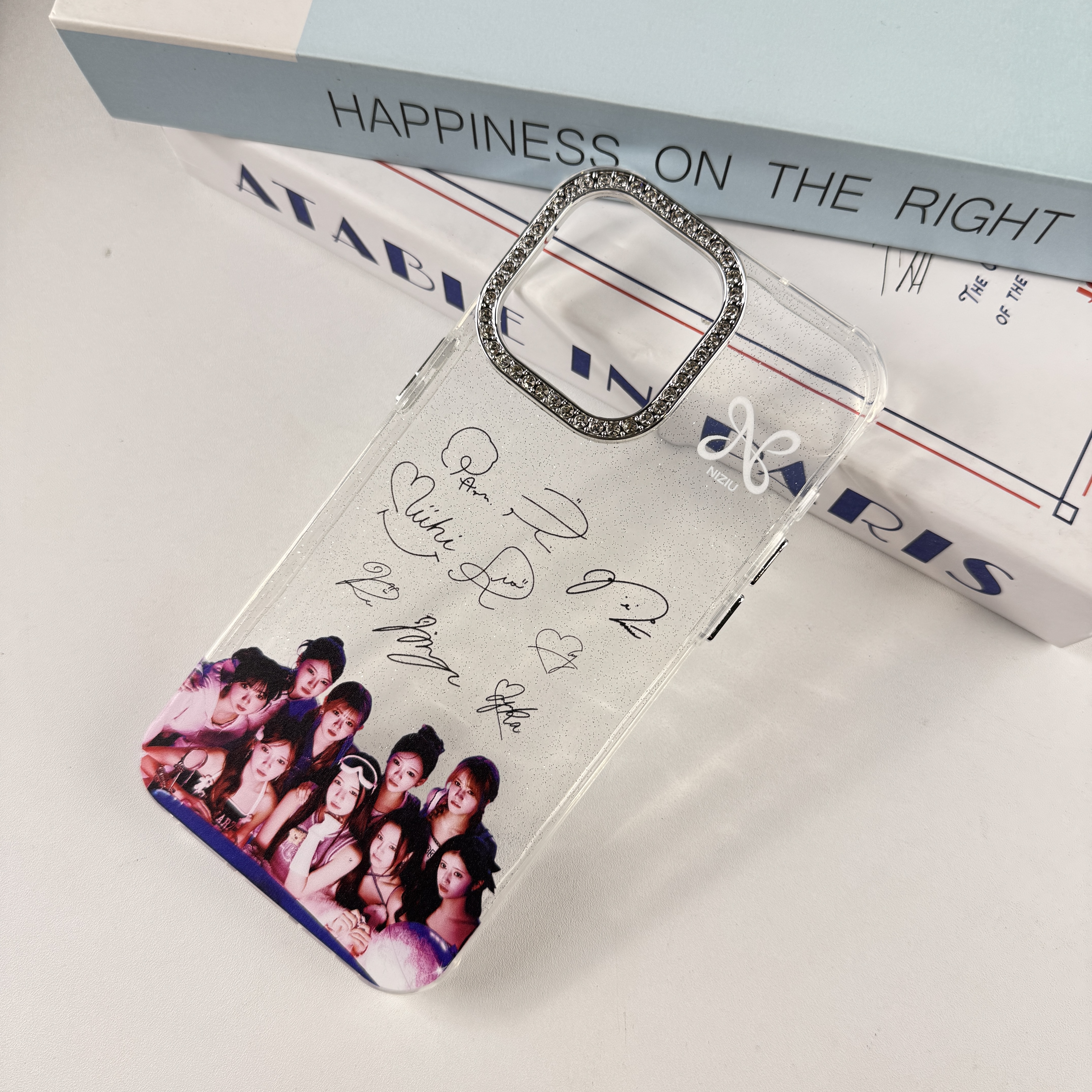 ダイヤモンドレーザーグラデーションスマートフォンケース【NiziU/GOOD GIRL BUT NOT FOR YOU】