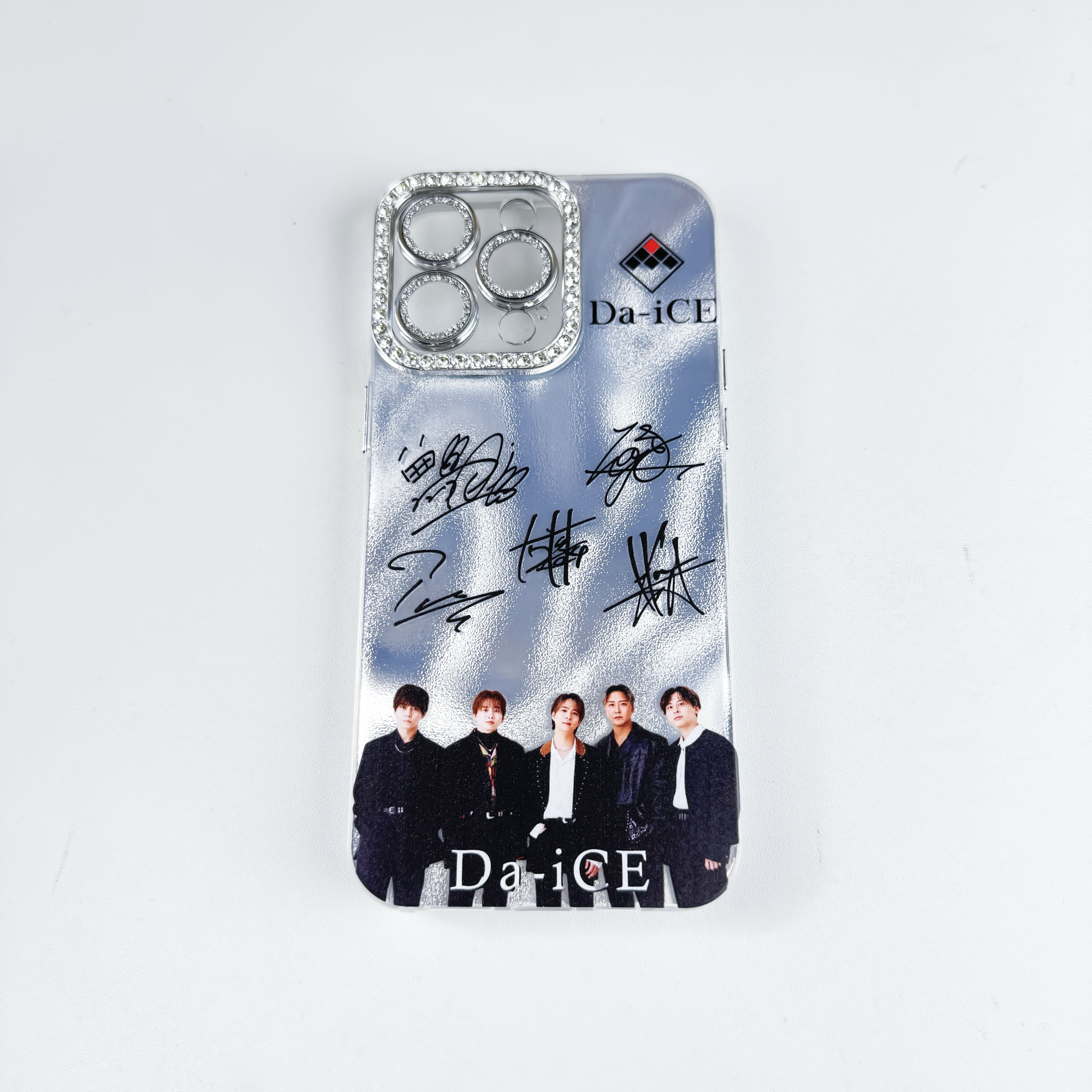 ダイヤモンドレーザーグラデーションスマートフォンケース【Da-iCE】