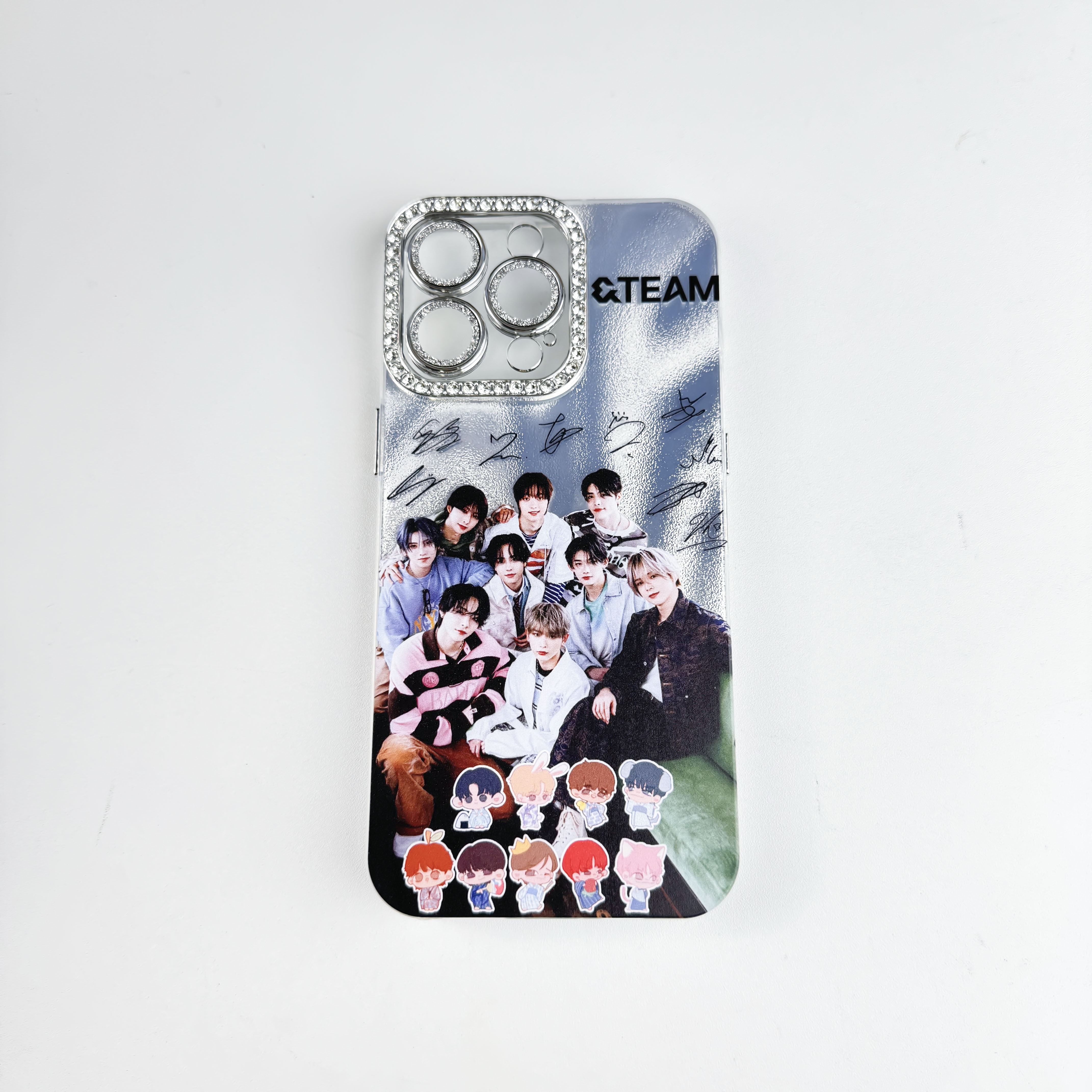 ダイヤモンドレーザーグラデーションスマートフォンケース【Nissy