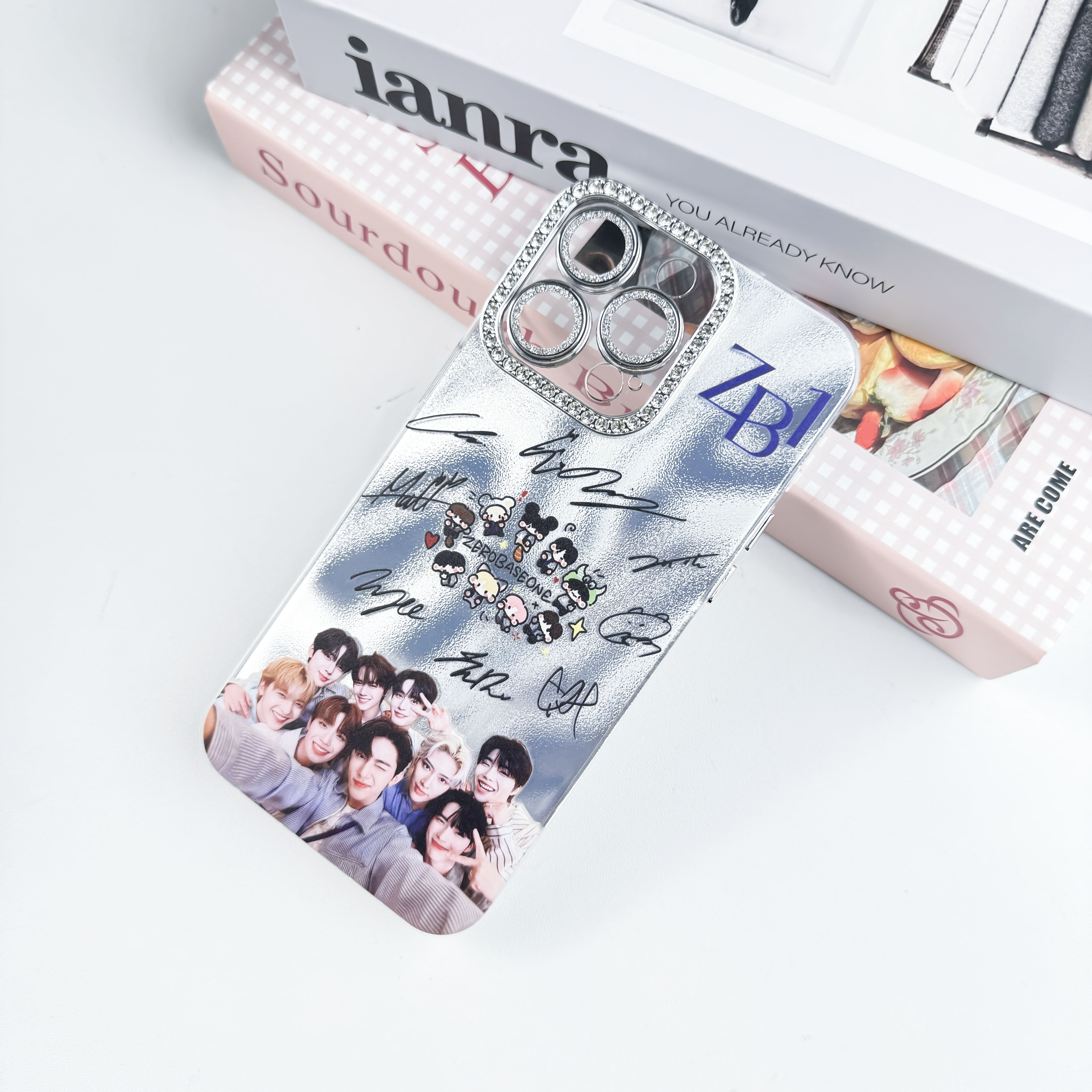 ダイヤモンドレーザーグラデーションスマートフォンケース【ZEROBASEONE/ZB1/ICONIK】