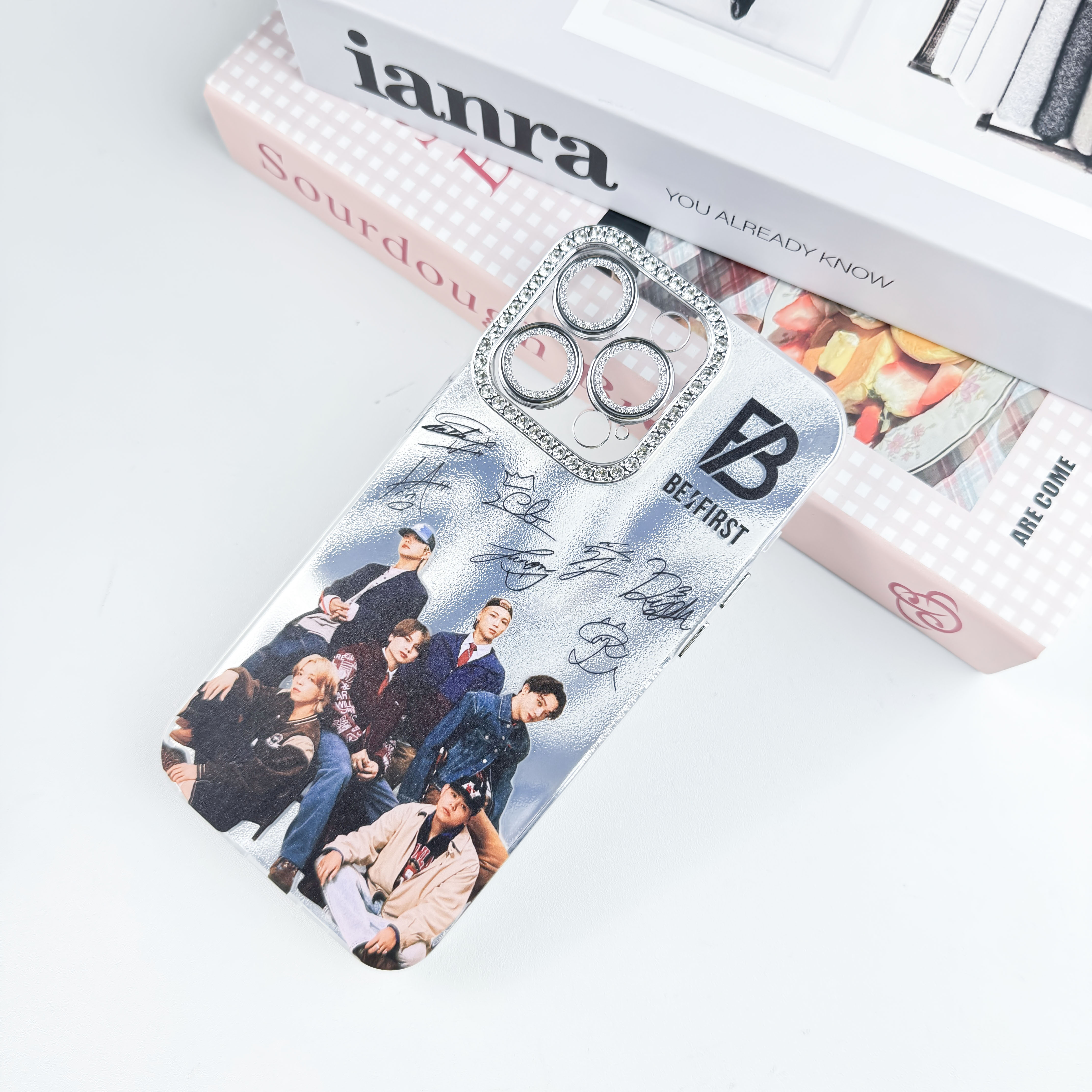 ダイヤモンドレーザーグラデーションスマートフォンケース【BE-FIRST】