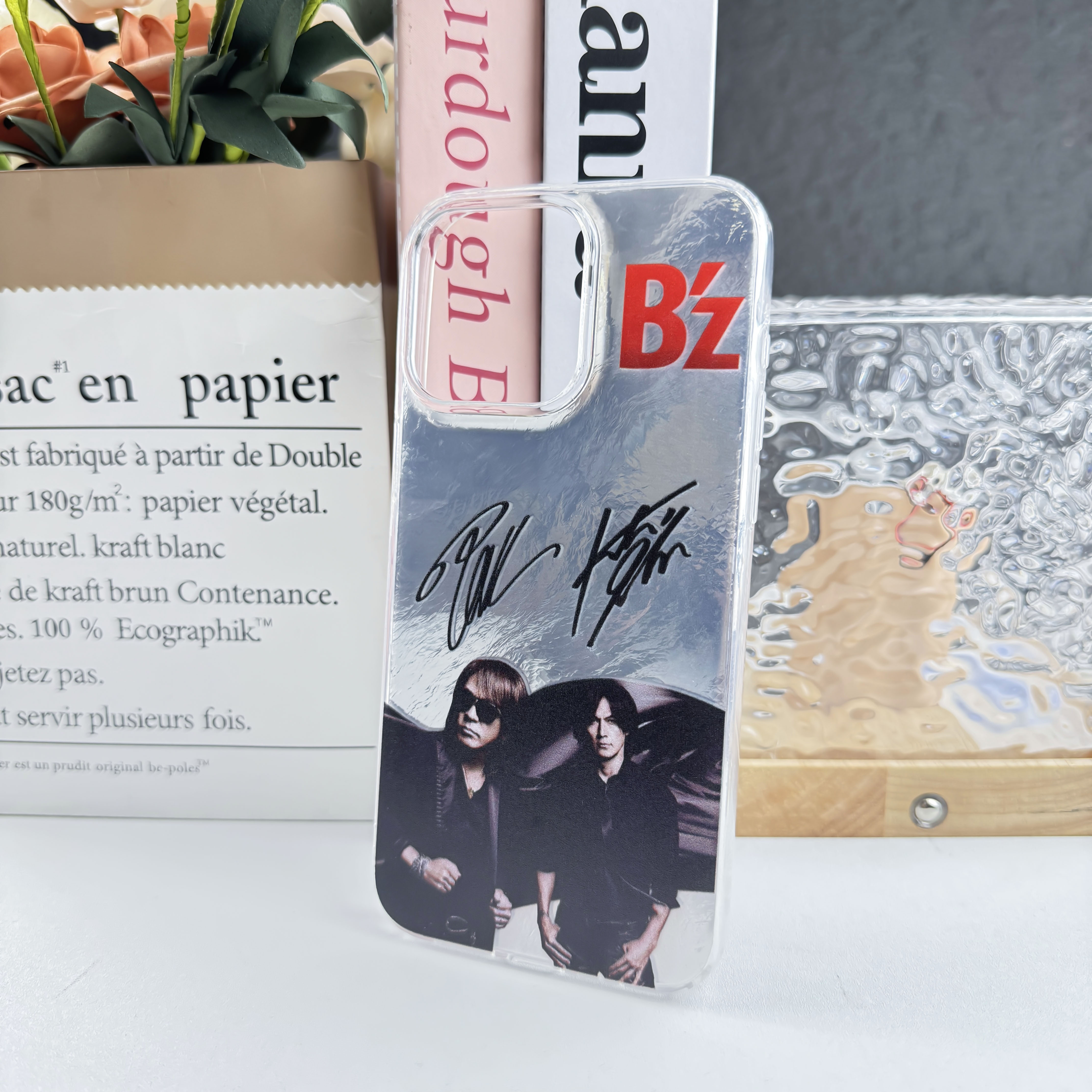 アルミホイルのグラデーションケース【B'z】