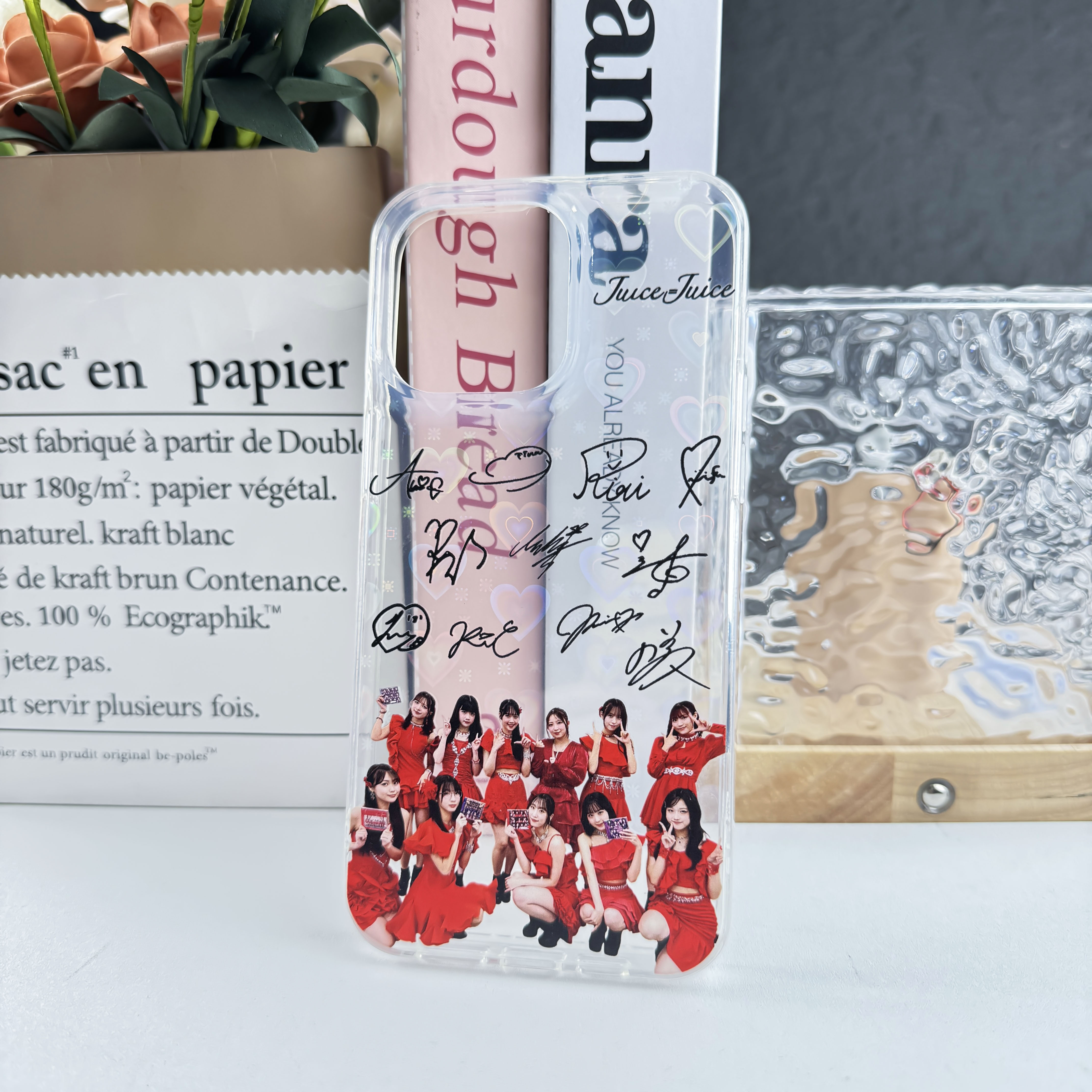 ハートレーザーグラデーションスマートフォンケース【Juice=Juice】