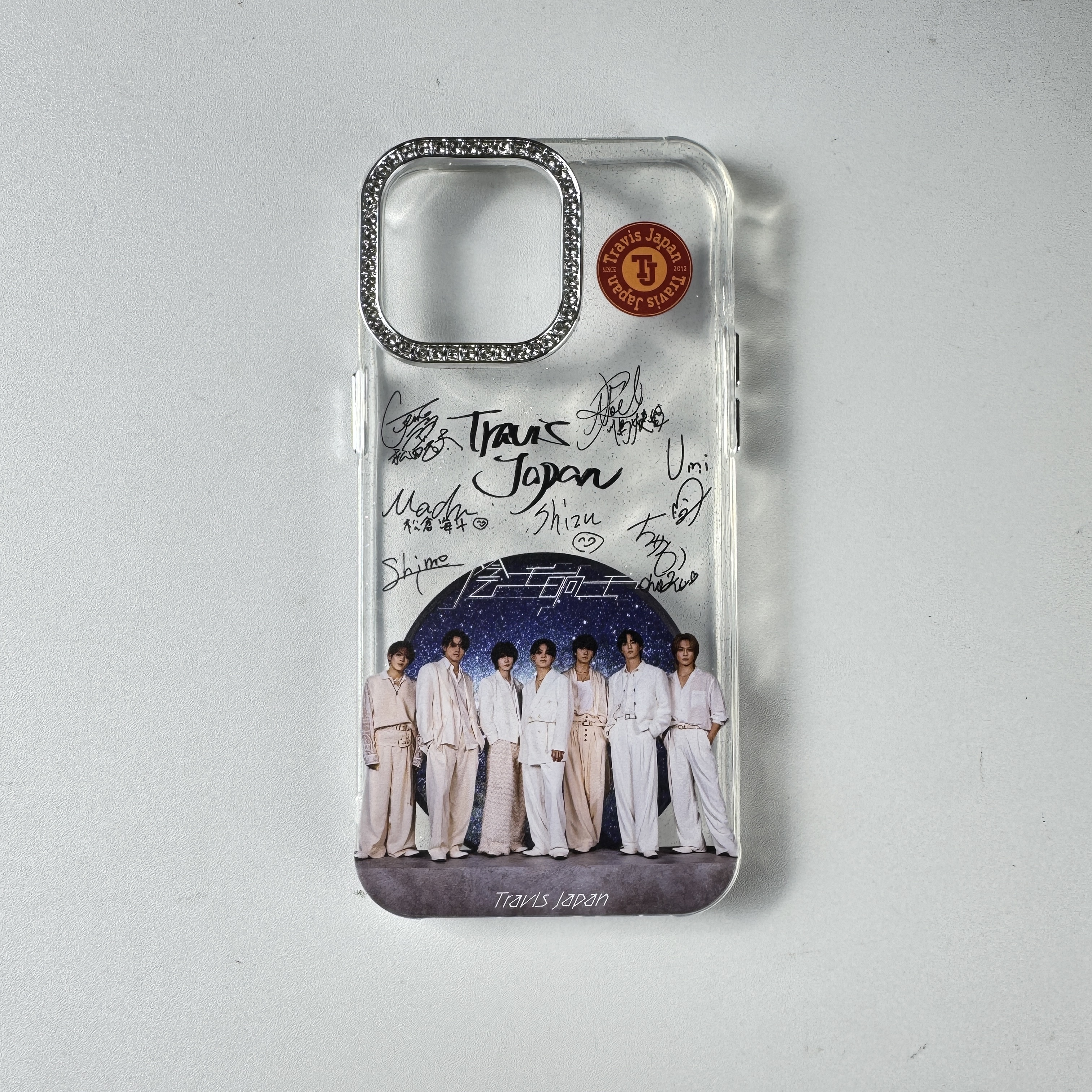 ダイヤモンドレーザーグラデーションスマートフォンケース【Travis Japan/陰ニモ日向ニモ】