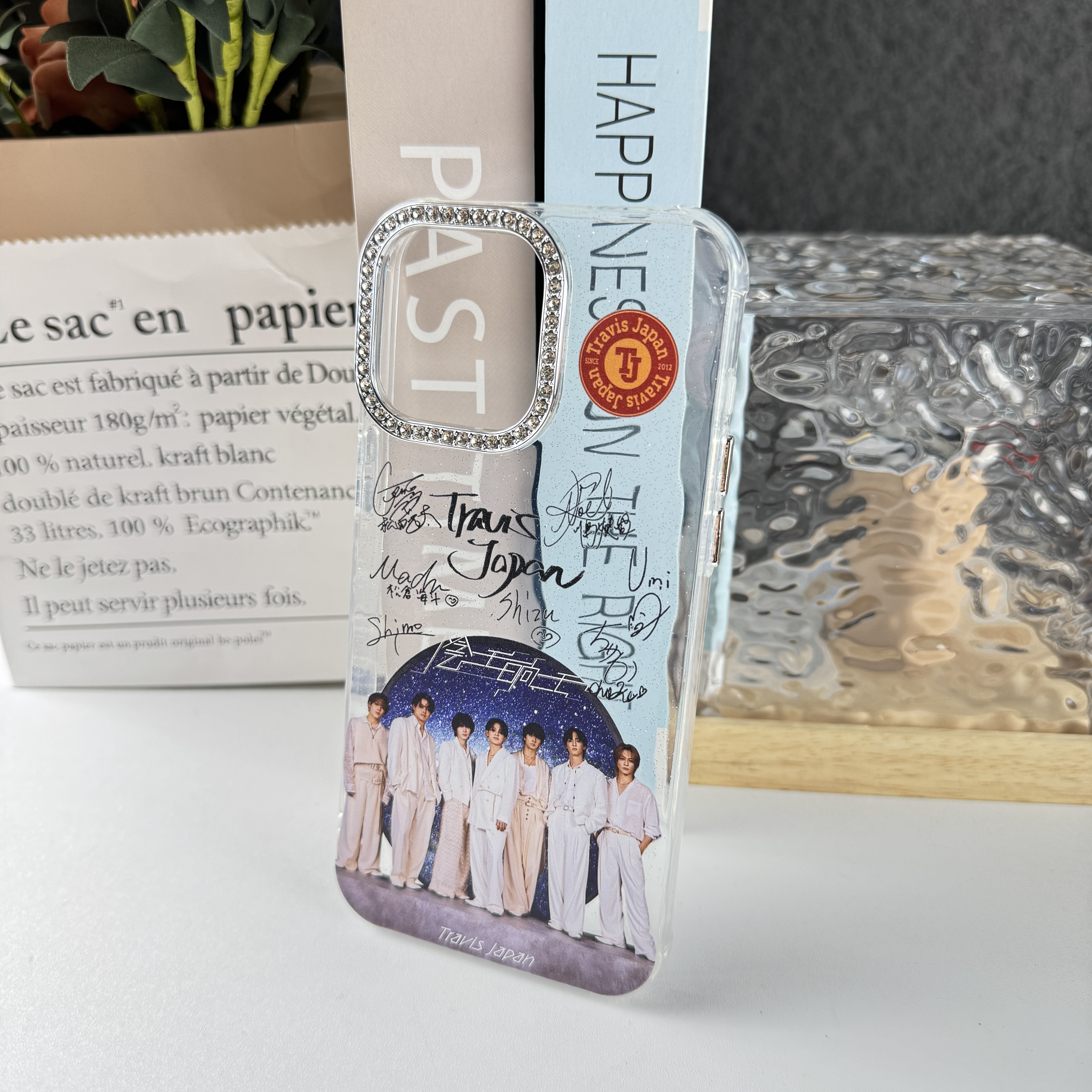 ダイヤモンドレーザーグラデーションスマートフォンケース【Travis Japan/陰ニモ日向ニモ】