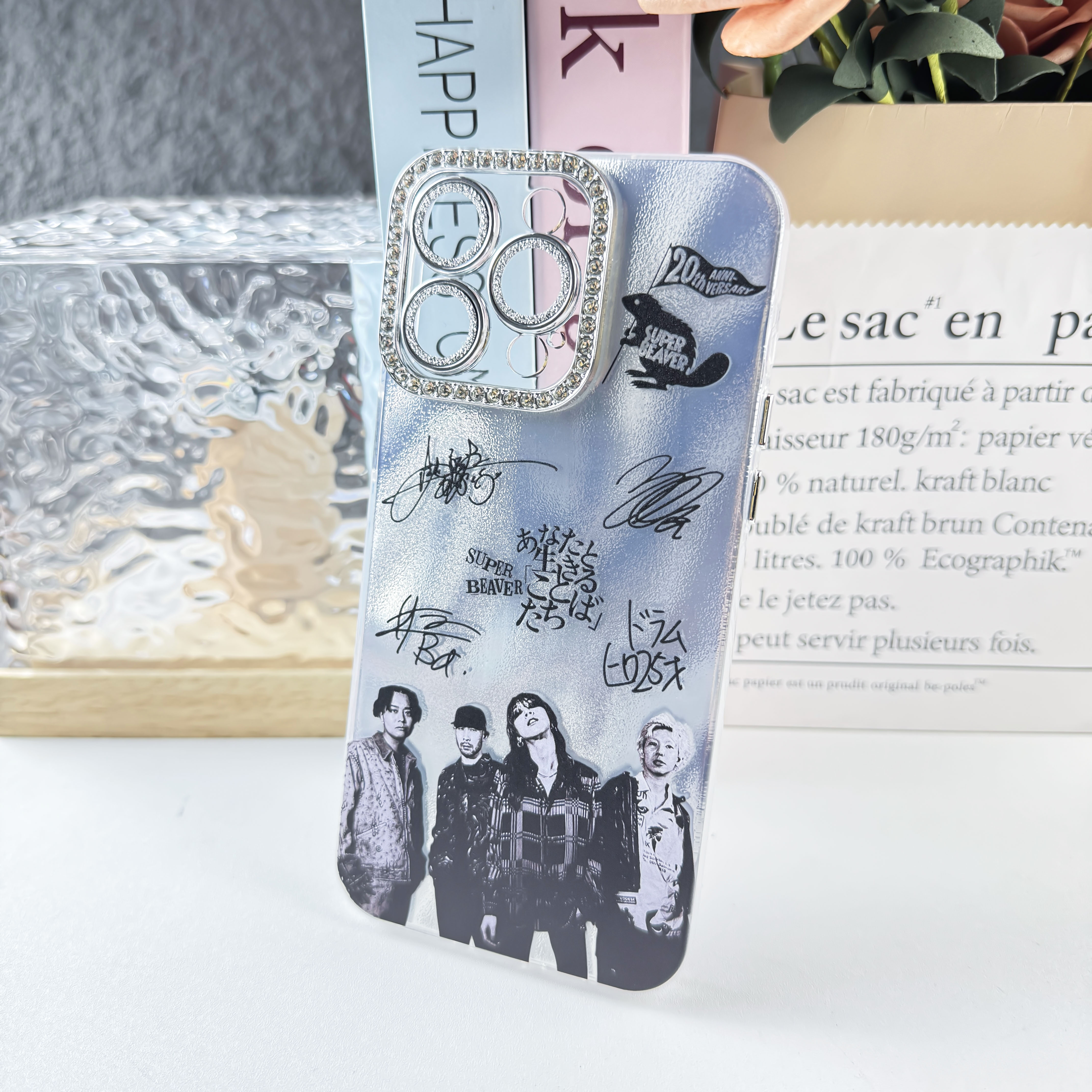 ダイヤモンドレーザーグラデーションスマートフォンケース【SUPER BEAVER/Acoustic Album 1】