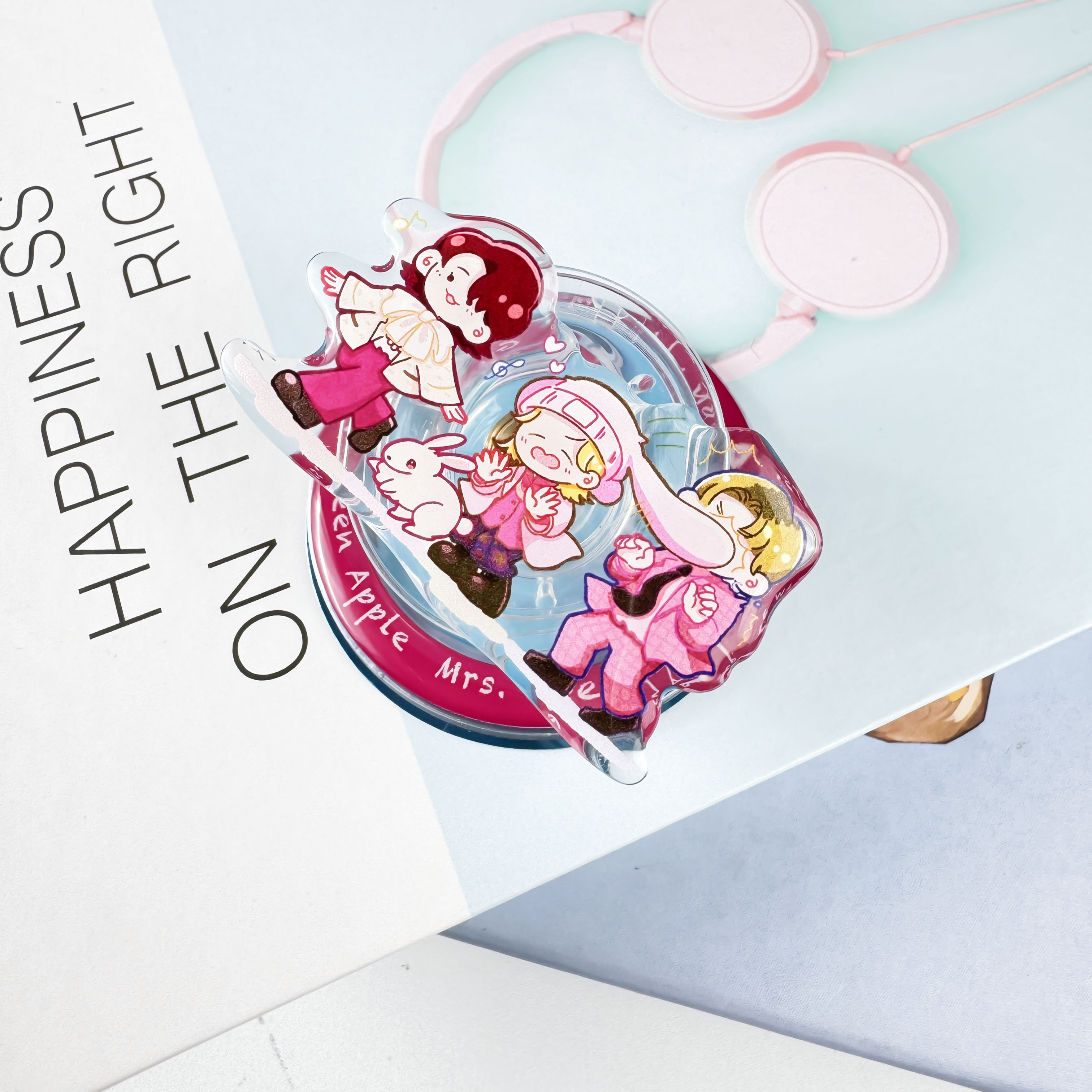 磁気吸着 回転スタンド 対応 スマホケース【JO1】