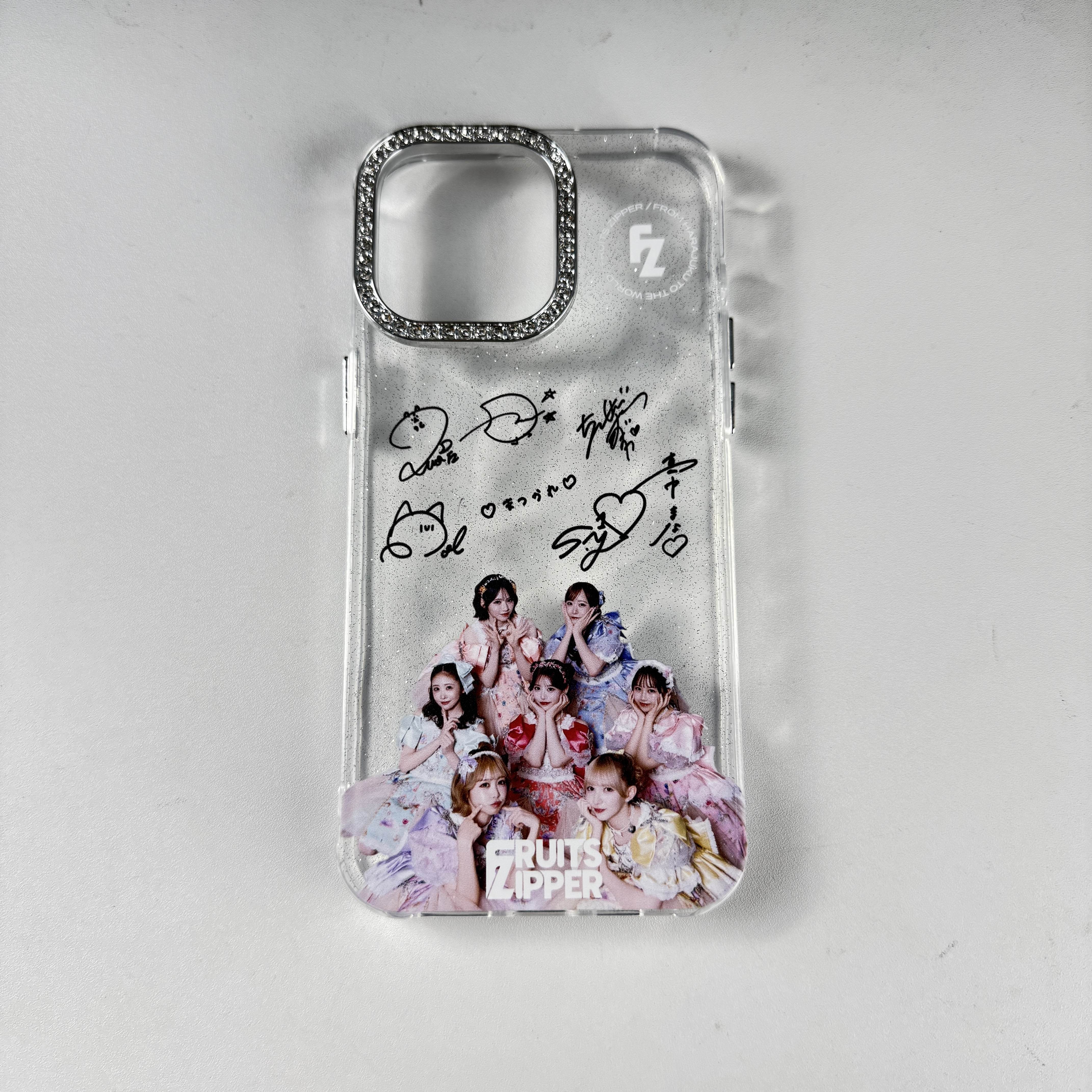 ダイヤモンドレーザーグラデーションスマートフォンケース【FRUITS ZIPPER】-C