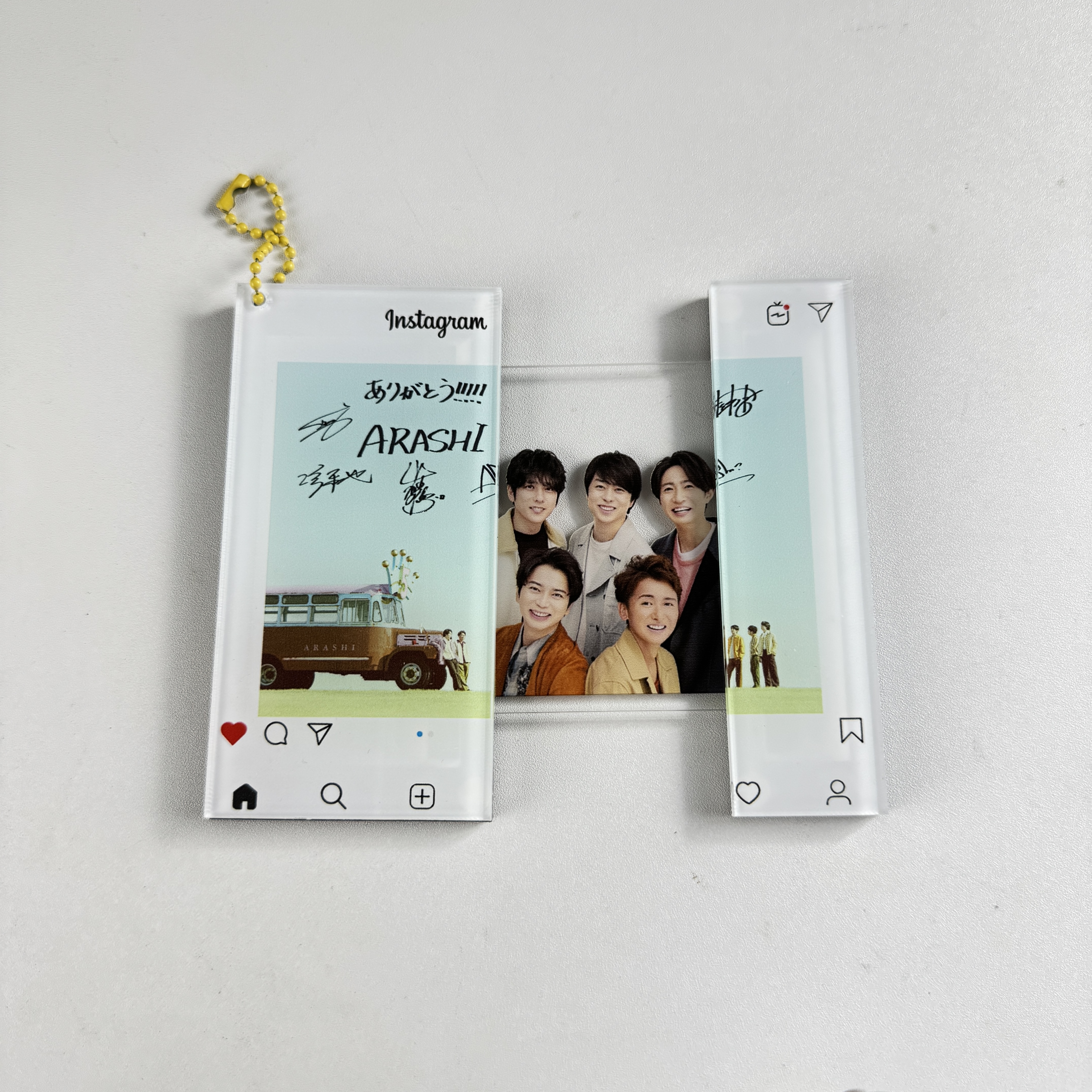 2段スライド式アクリルフォトカードチャーム【嵐ARASHI/ARASHI LIVE TOUR 2026】