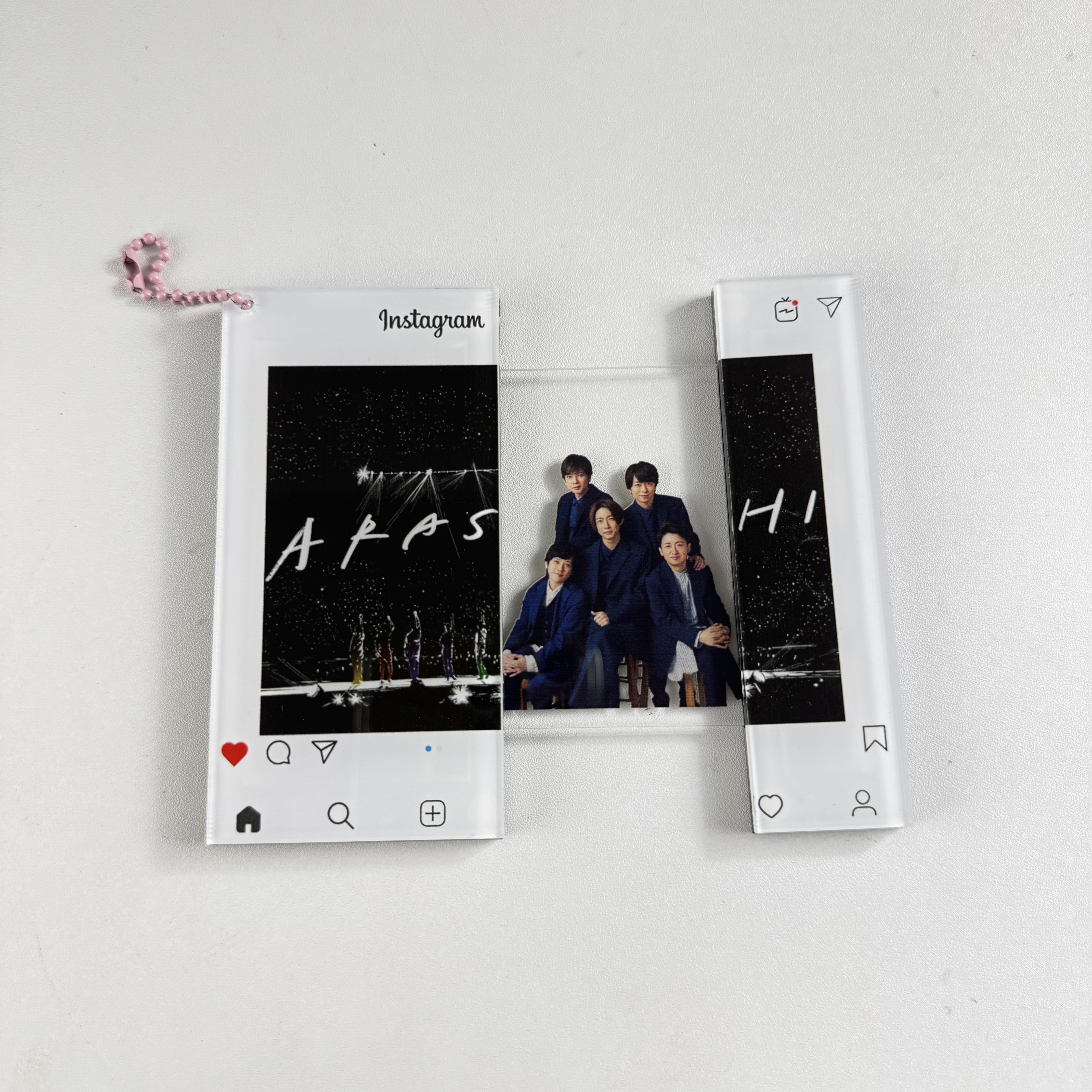 2段スライド式アクリルフォトカードチャーム【嵐ARASHI/ARASHI LIVE TOUR 2026】-c