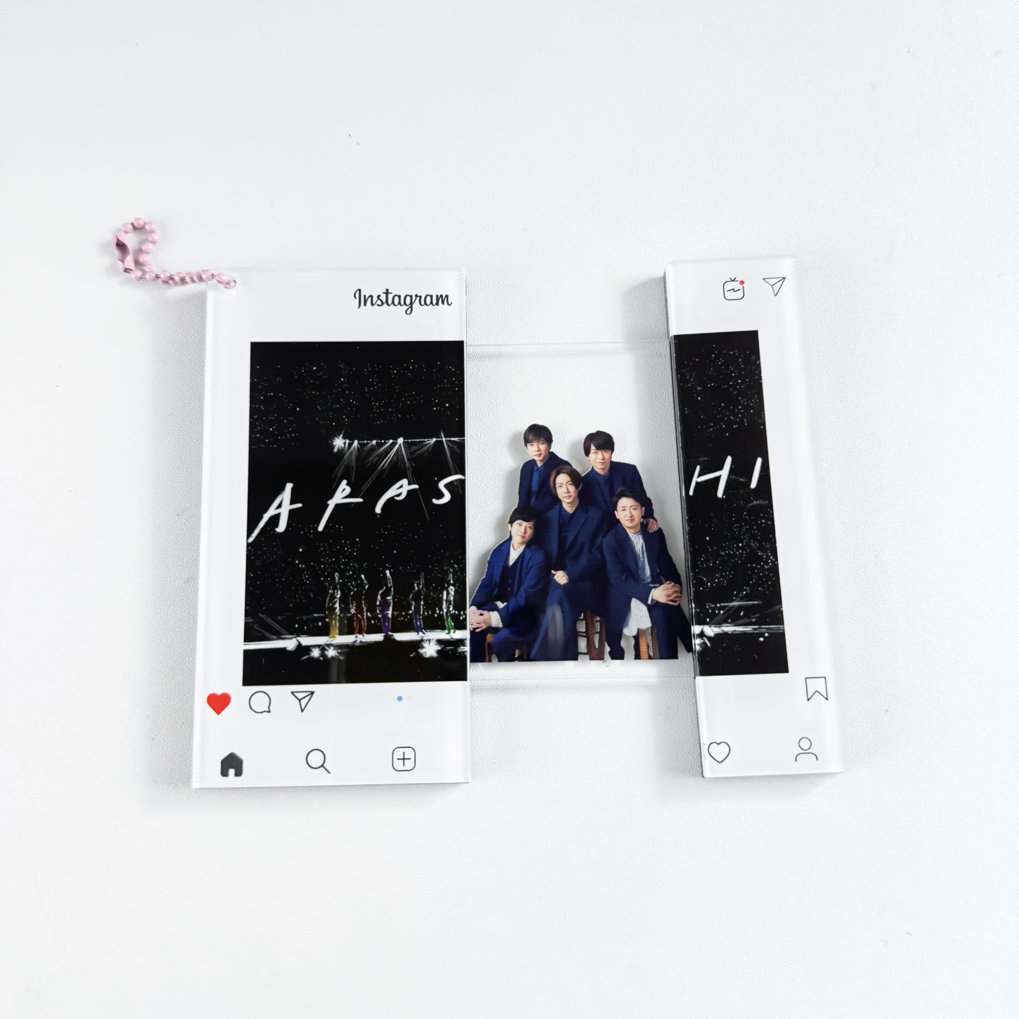 2段スライド式アクリルフォトカードチャーム【嵐ARASHI/ARASHI LIVE TOUR 2026】-c