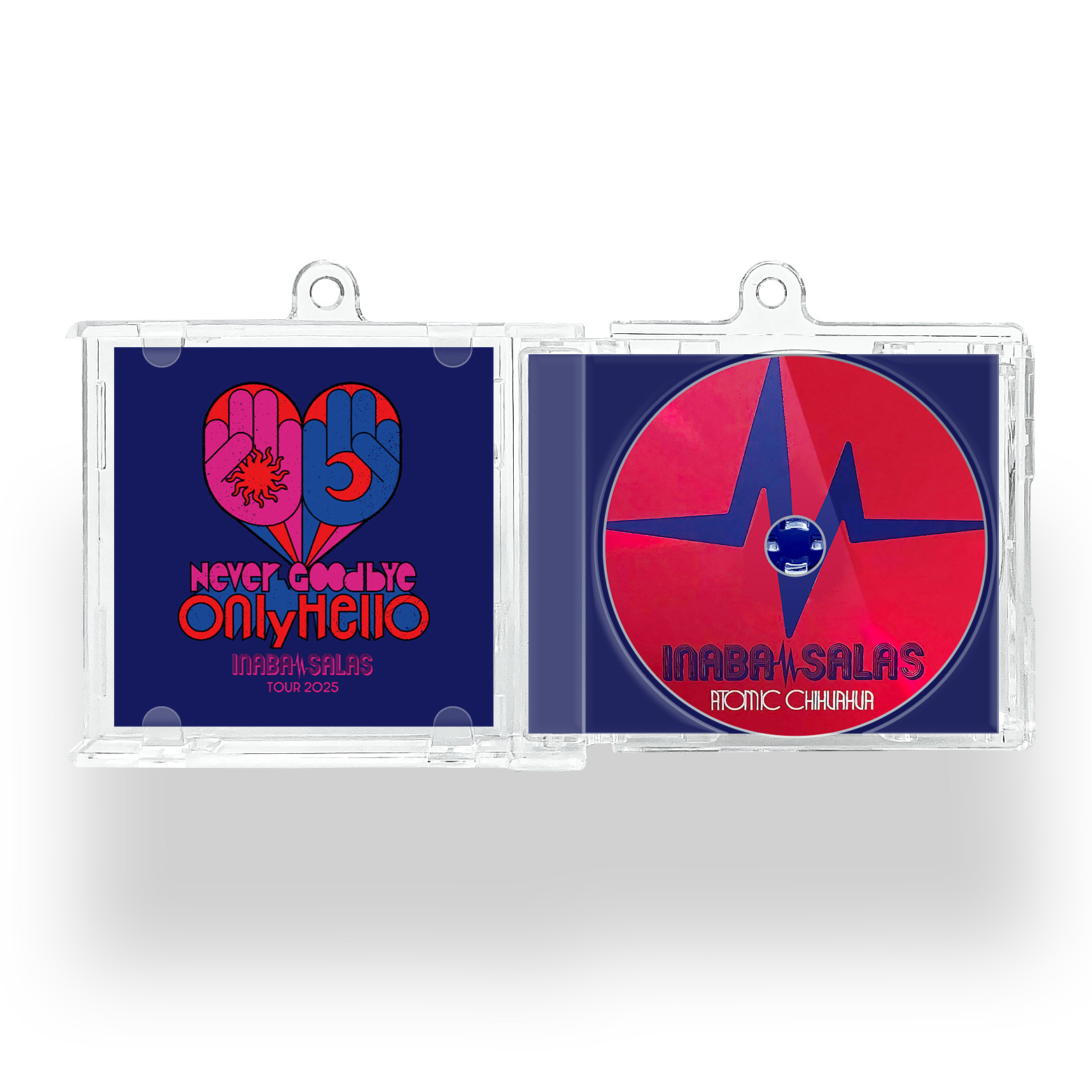 NFCミニCDキーリング【B'z/INABA/SALAS /ATOMIC CHIHUAHUA】