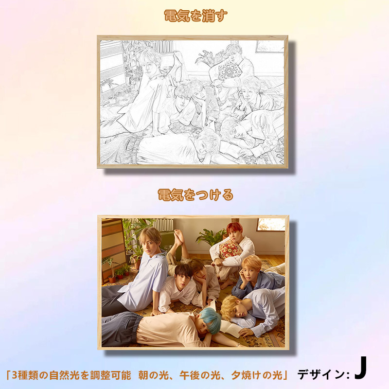 夕暮れの光と影の絵【BTS】10種類