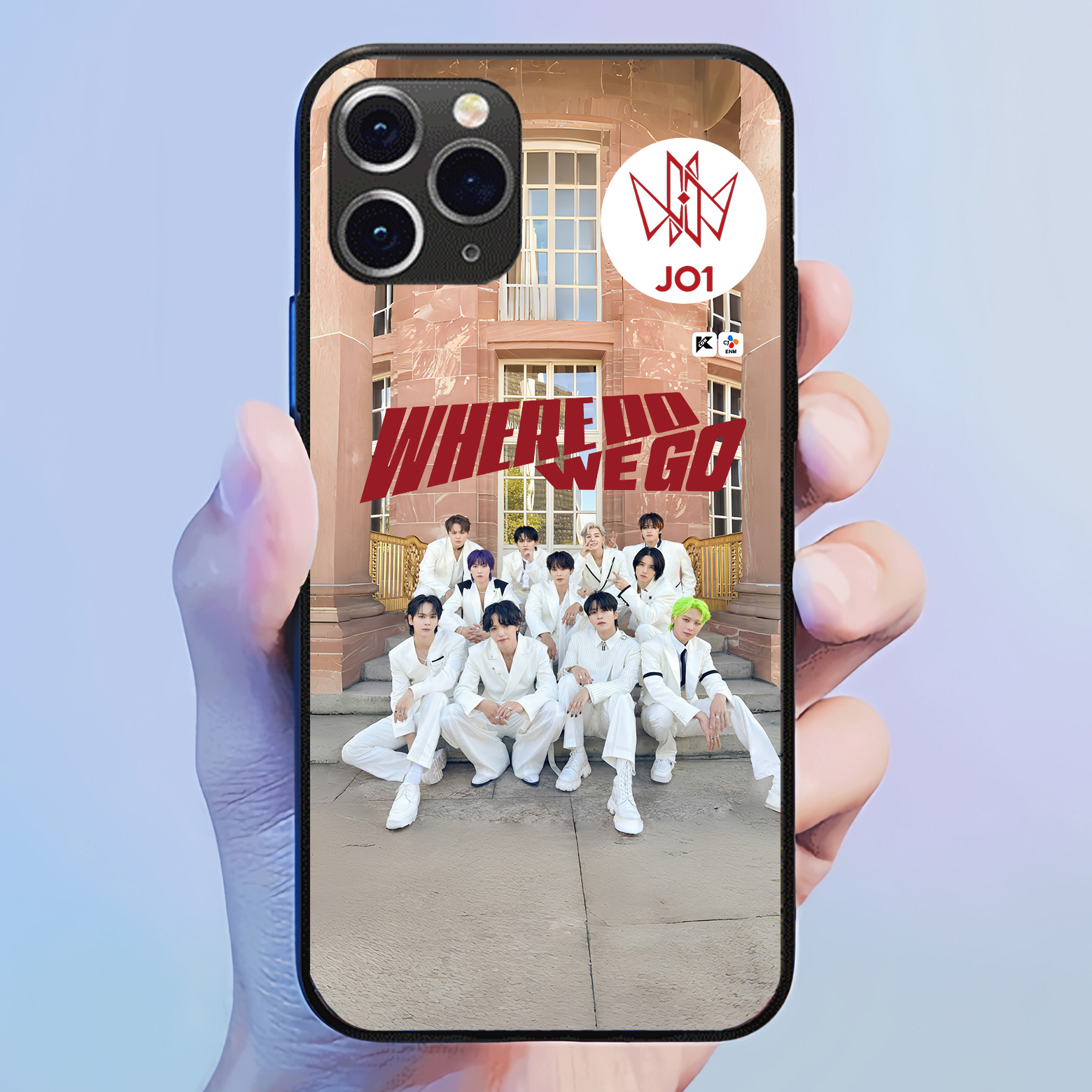 発光するスマートフォンケース 【JO1】