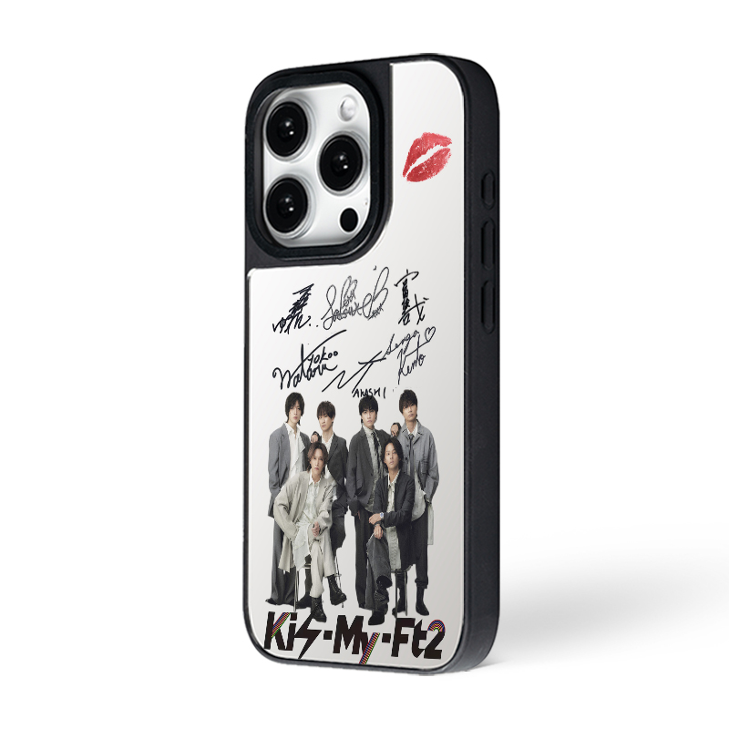 マットバンパー×ミラー スマホケース【Kis-My-Ft2/HEARTLOUD】