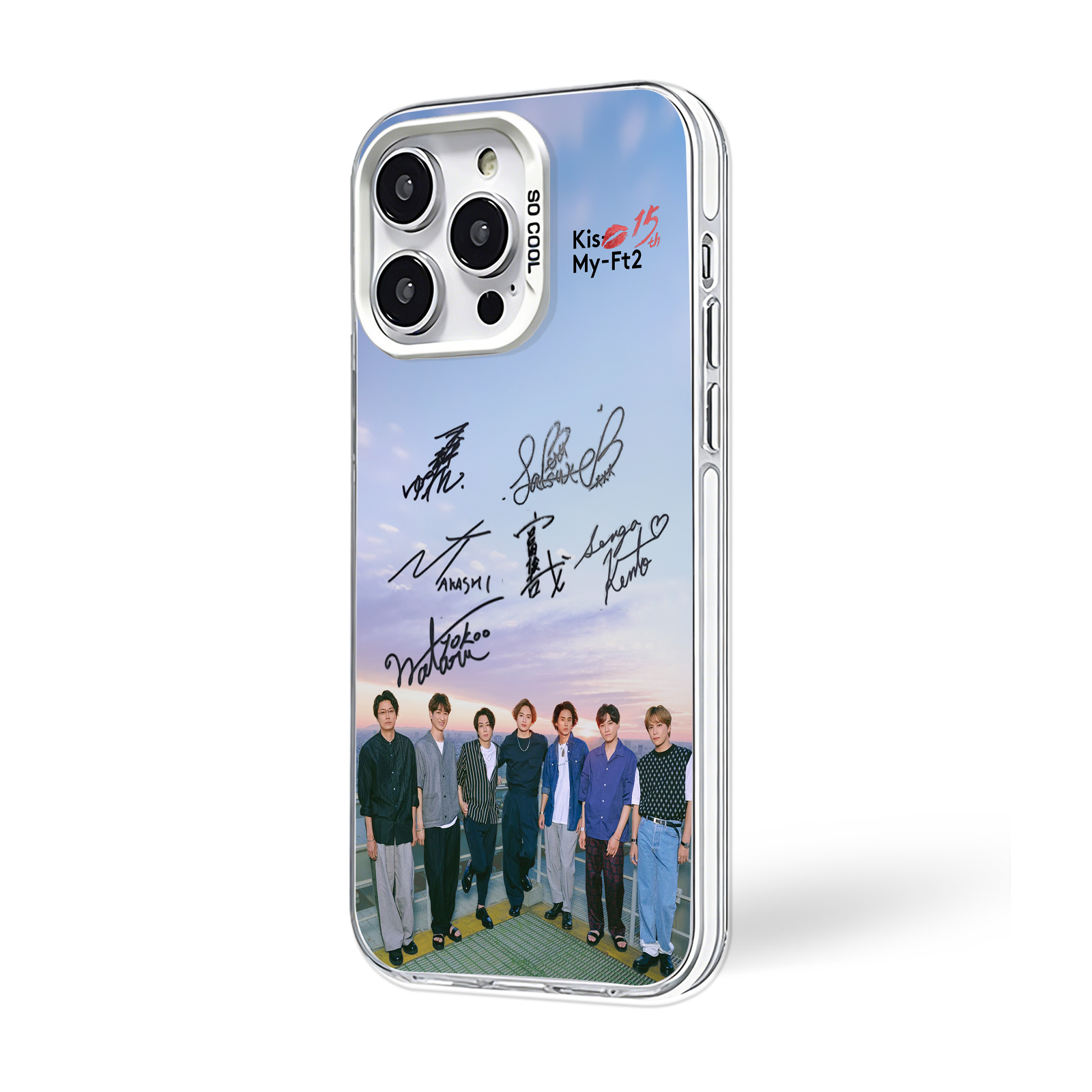 ミラースマホケース-銀【Kis-My-Ft2/HEARTLOUD】